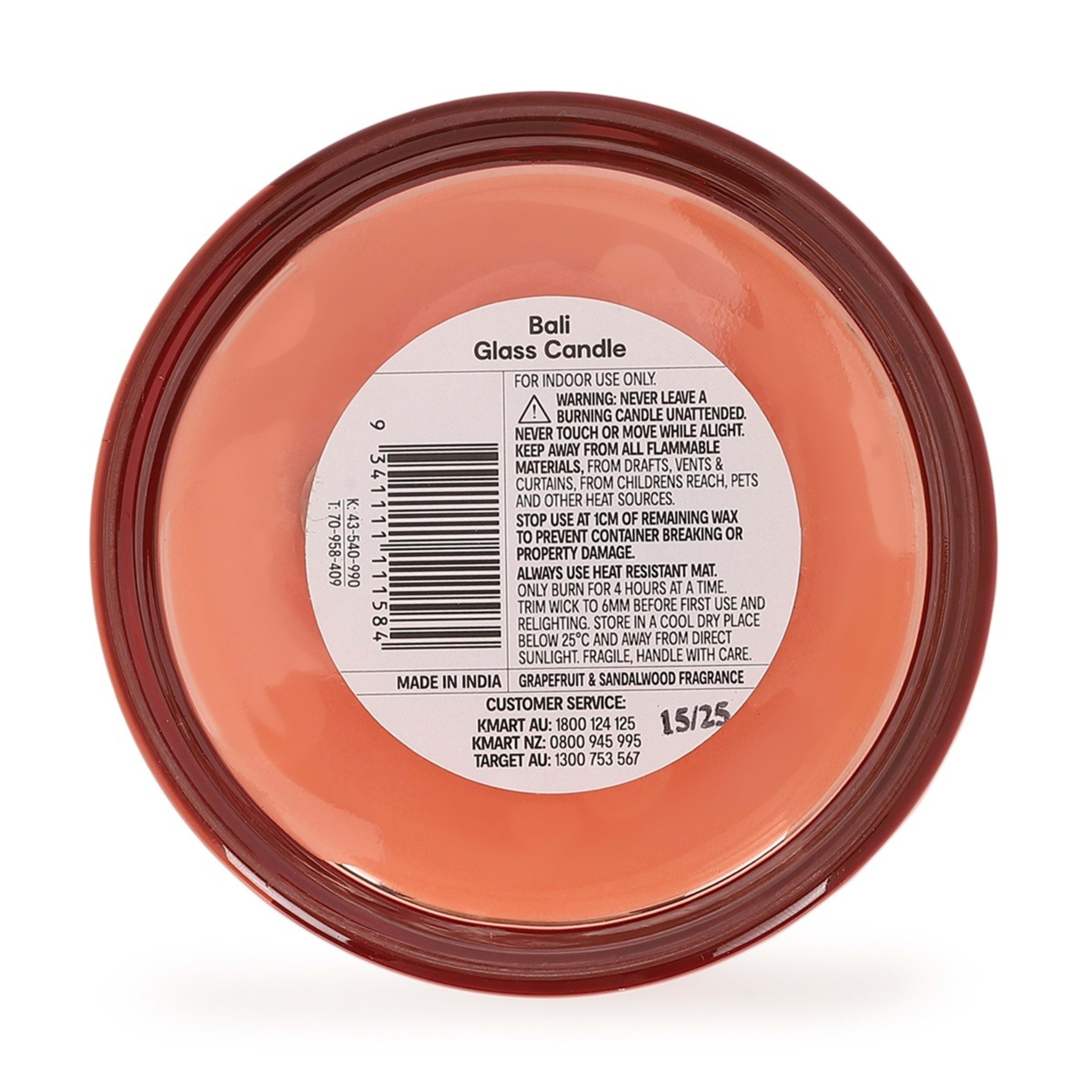 6 Bali Glass Scented Candle, 6 of 6