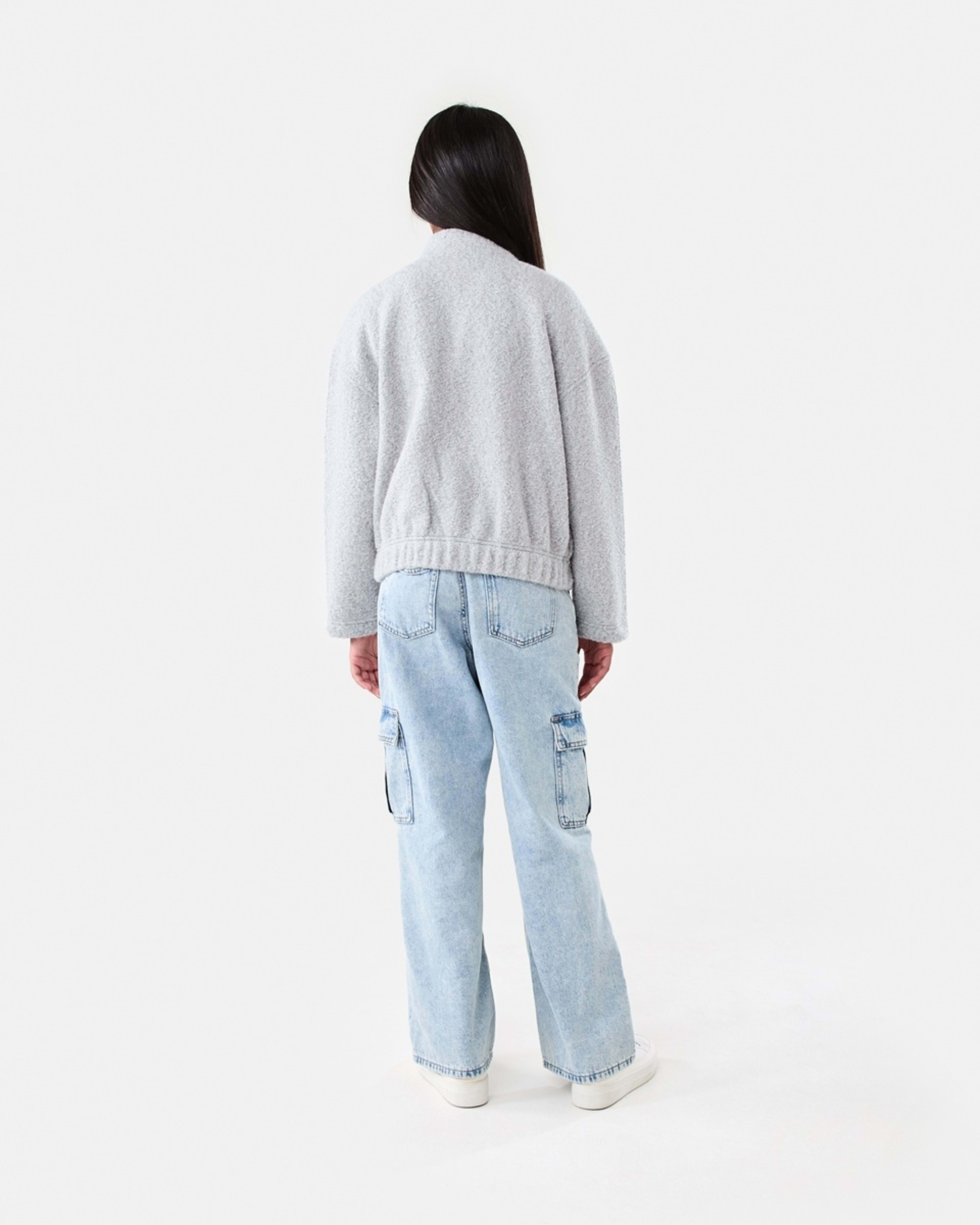 8 Melton Jacket Fleece Gry, 8 of 8