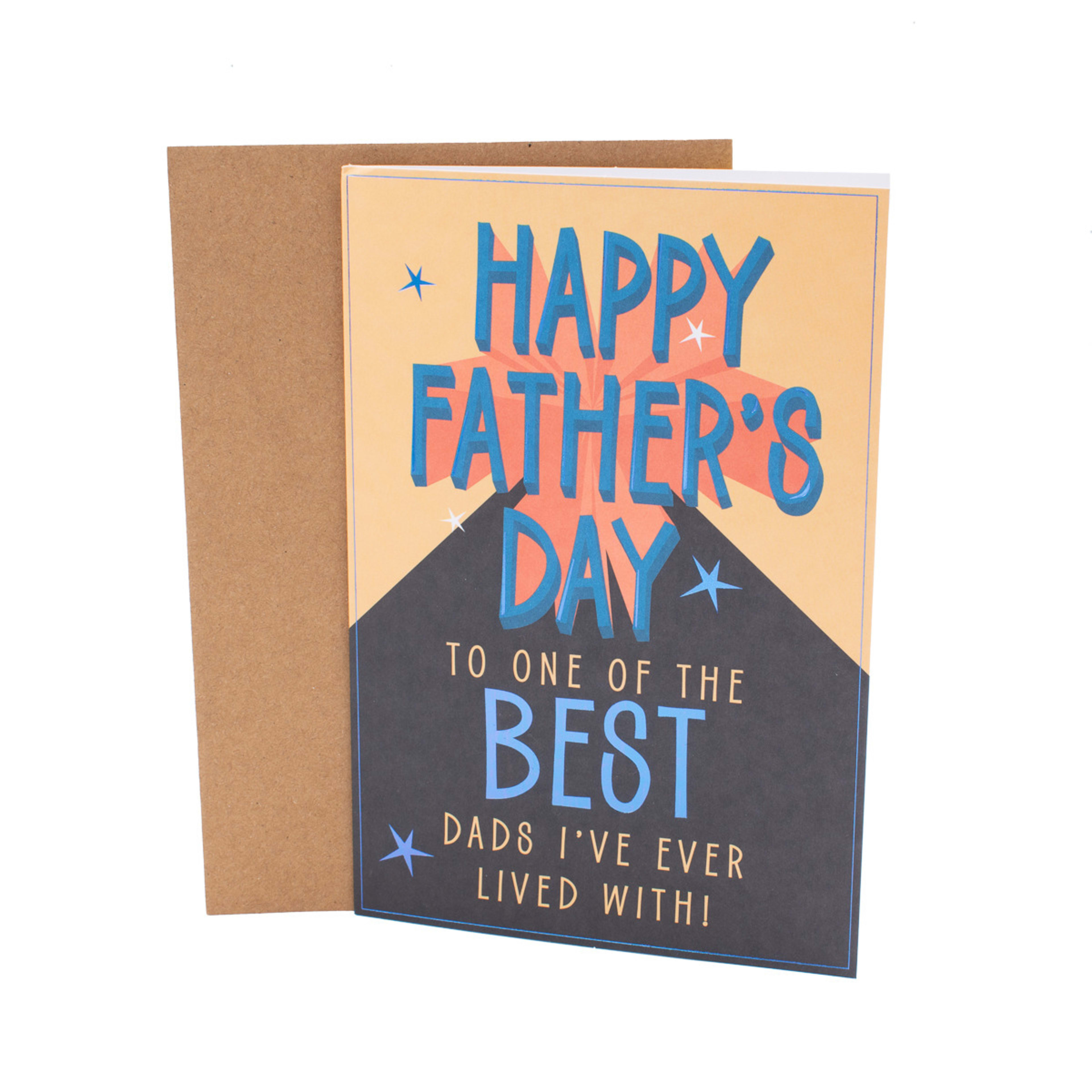 1 Hallmark Cheeky Father's Day Card - One of the Best Dad's I've Ever Lived With