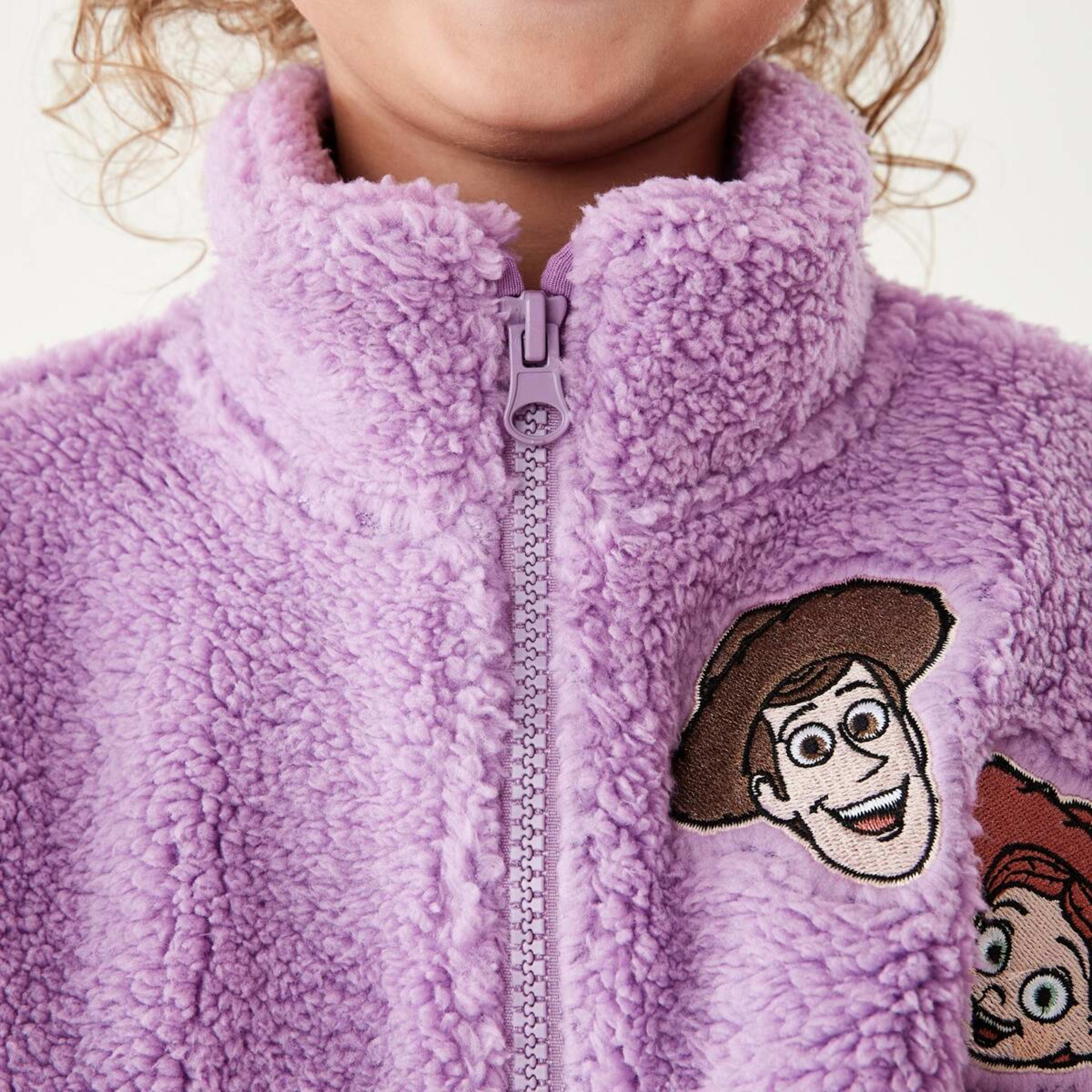 4 Toy Story License Quarter Zip Sweatshirt Toy Story Purple, 4 of 10