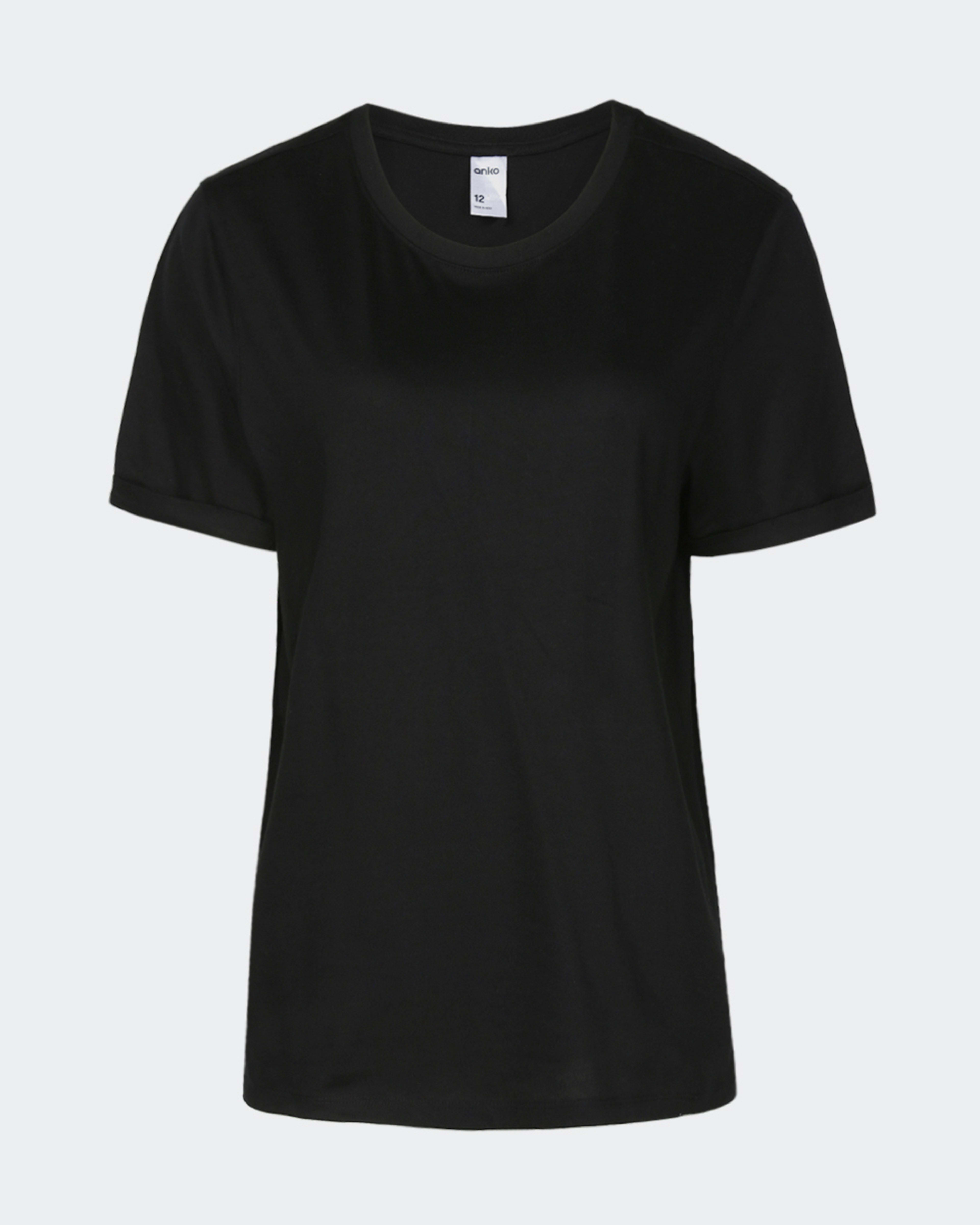5 Short Sleeve Australian Cotton T-shirt Black, 5 of 5