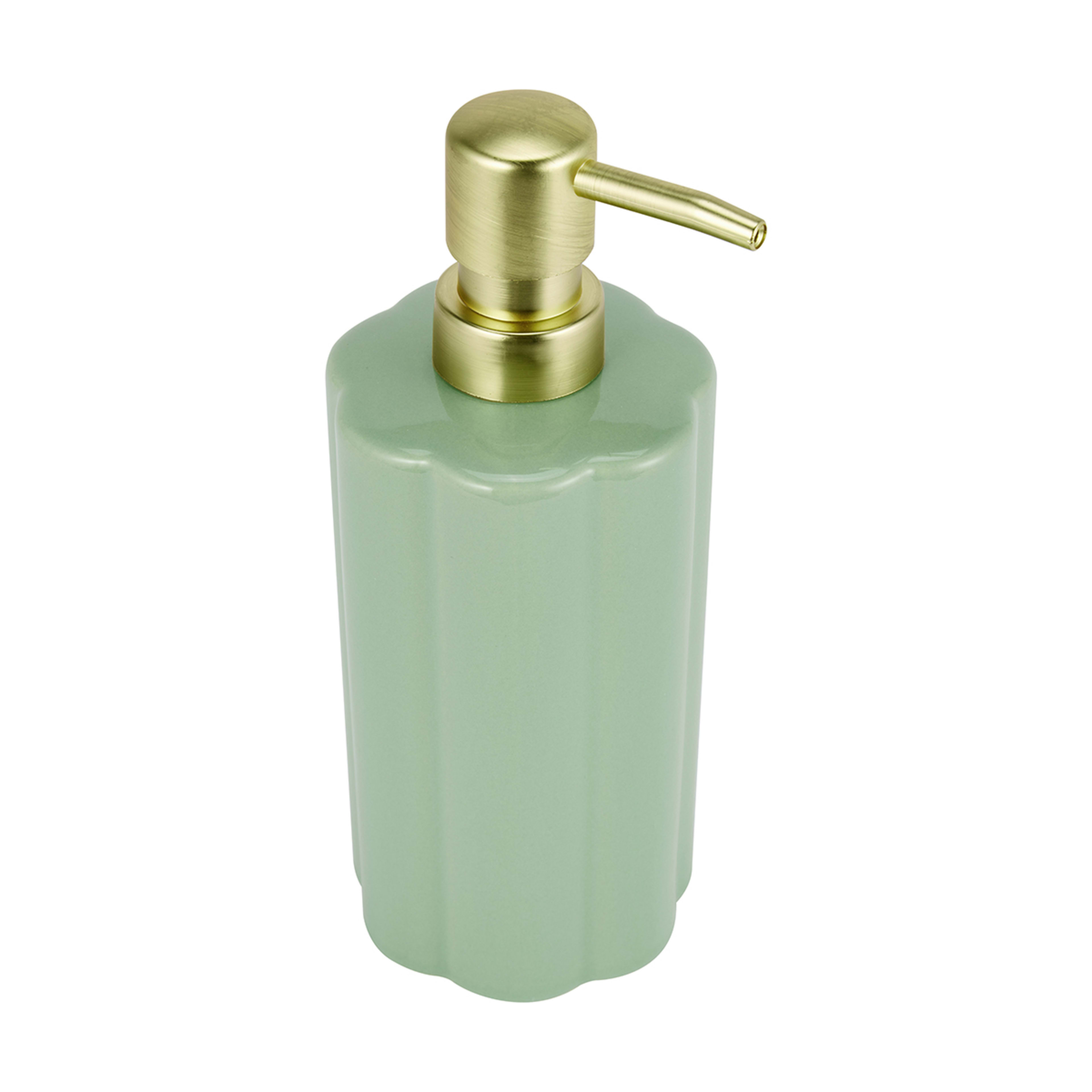 Sage Wavy Soap Dispenser Kmart