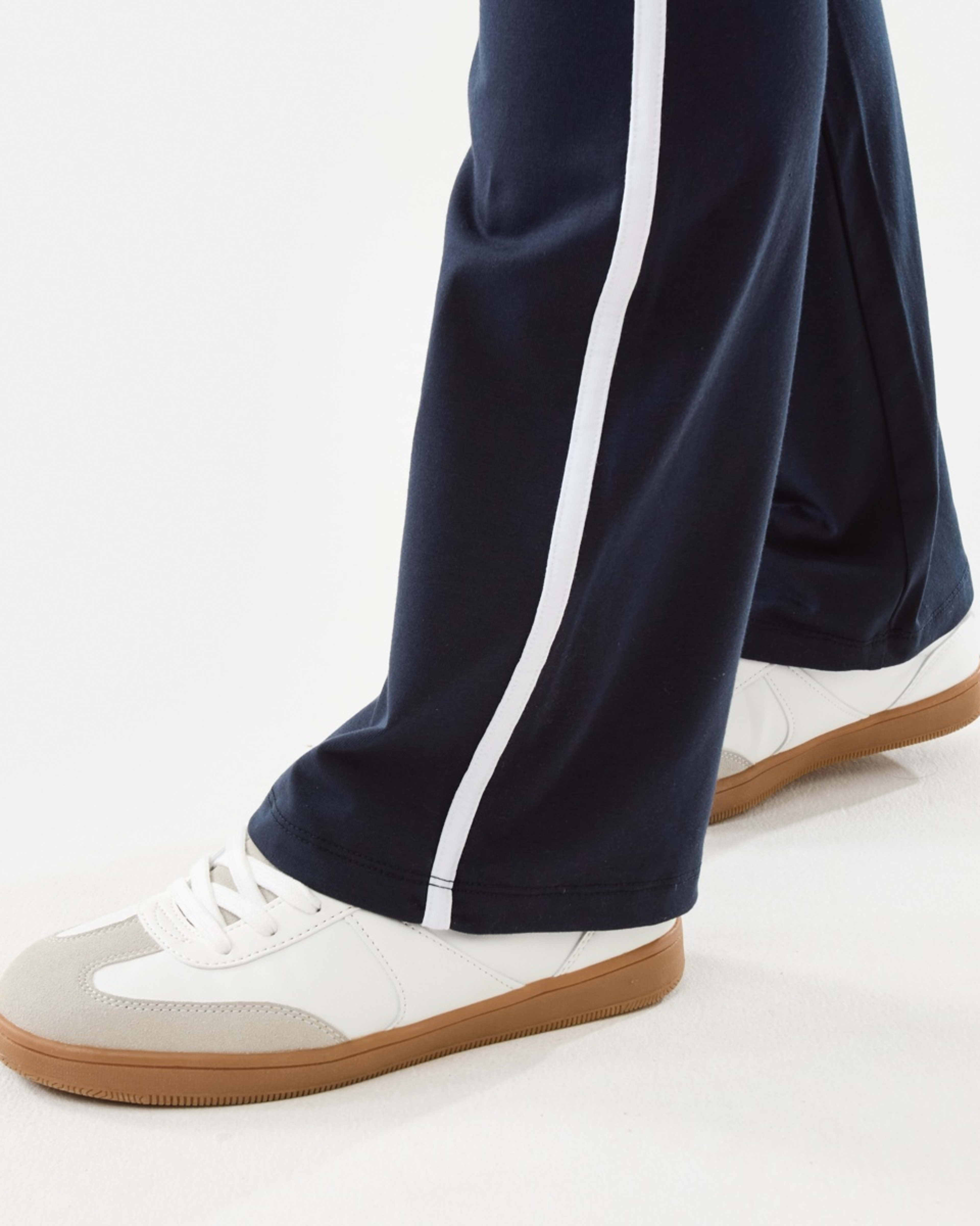 8 Side Stripe Fold Down Flare Pants Navy Blaze, 8 of 10