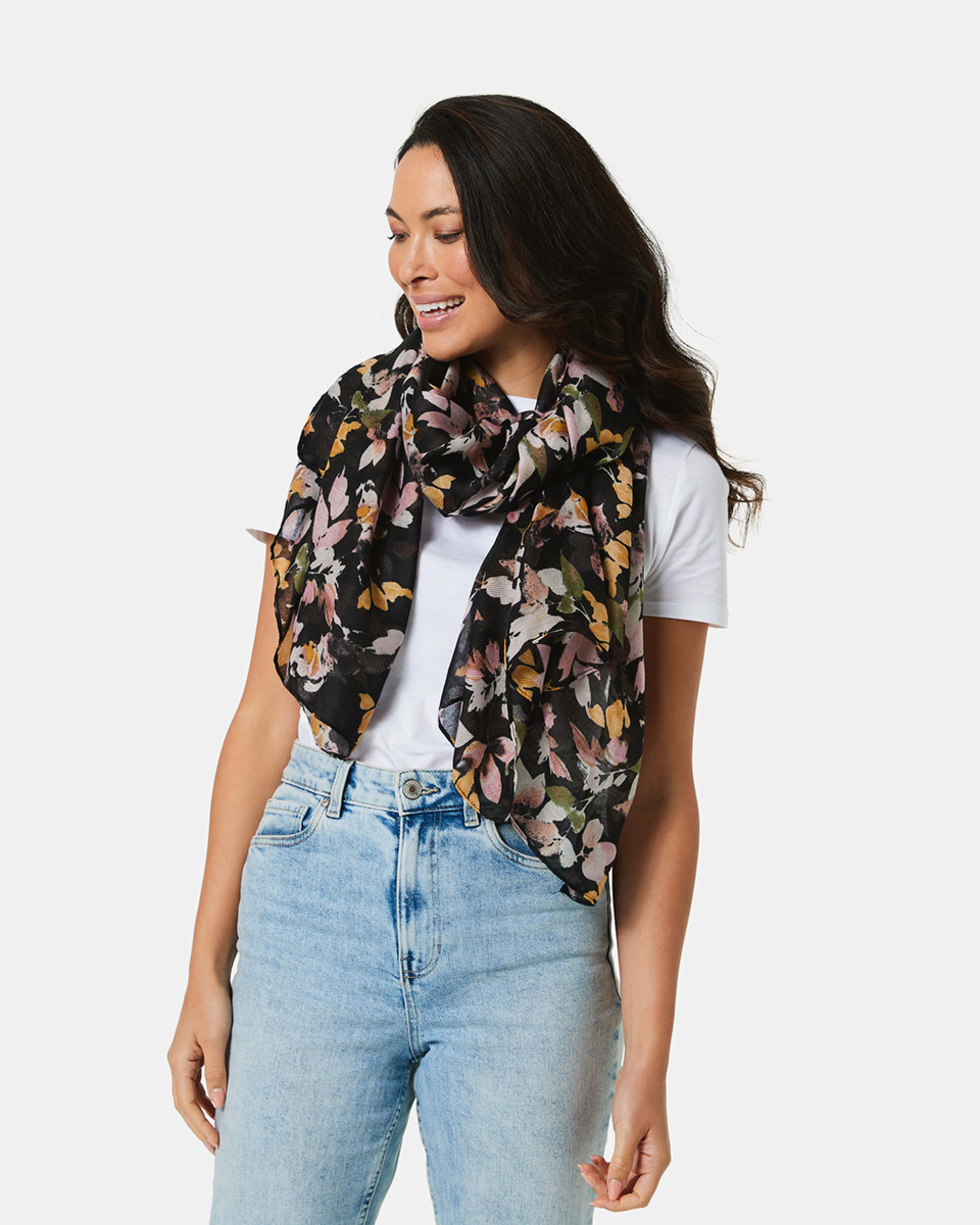 Lightweight Printed Scarf Kmart