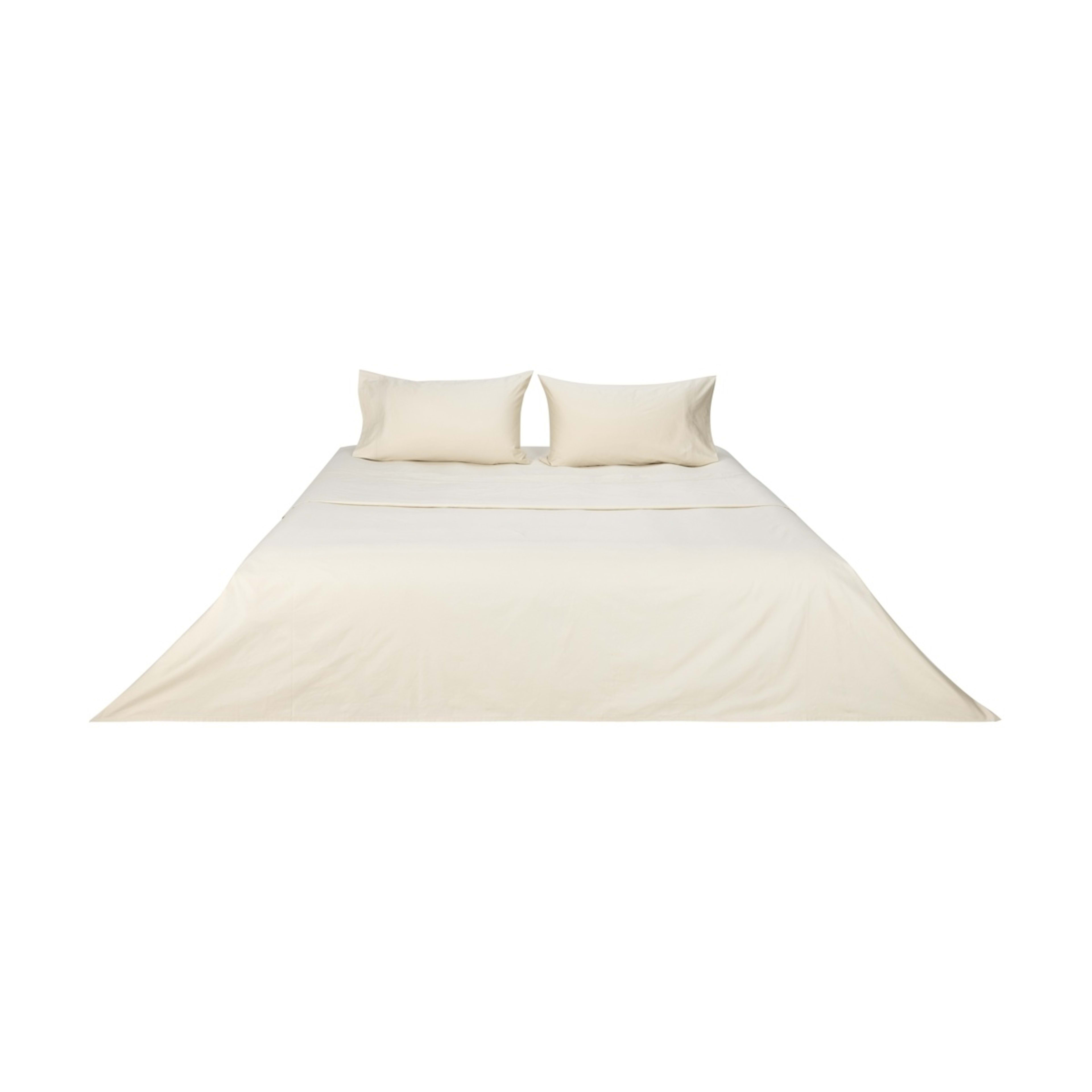 6 500 Thread Count Australian Grown Cotton Sheet Set - King Bed, Sand, 6 of 7