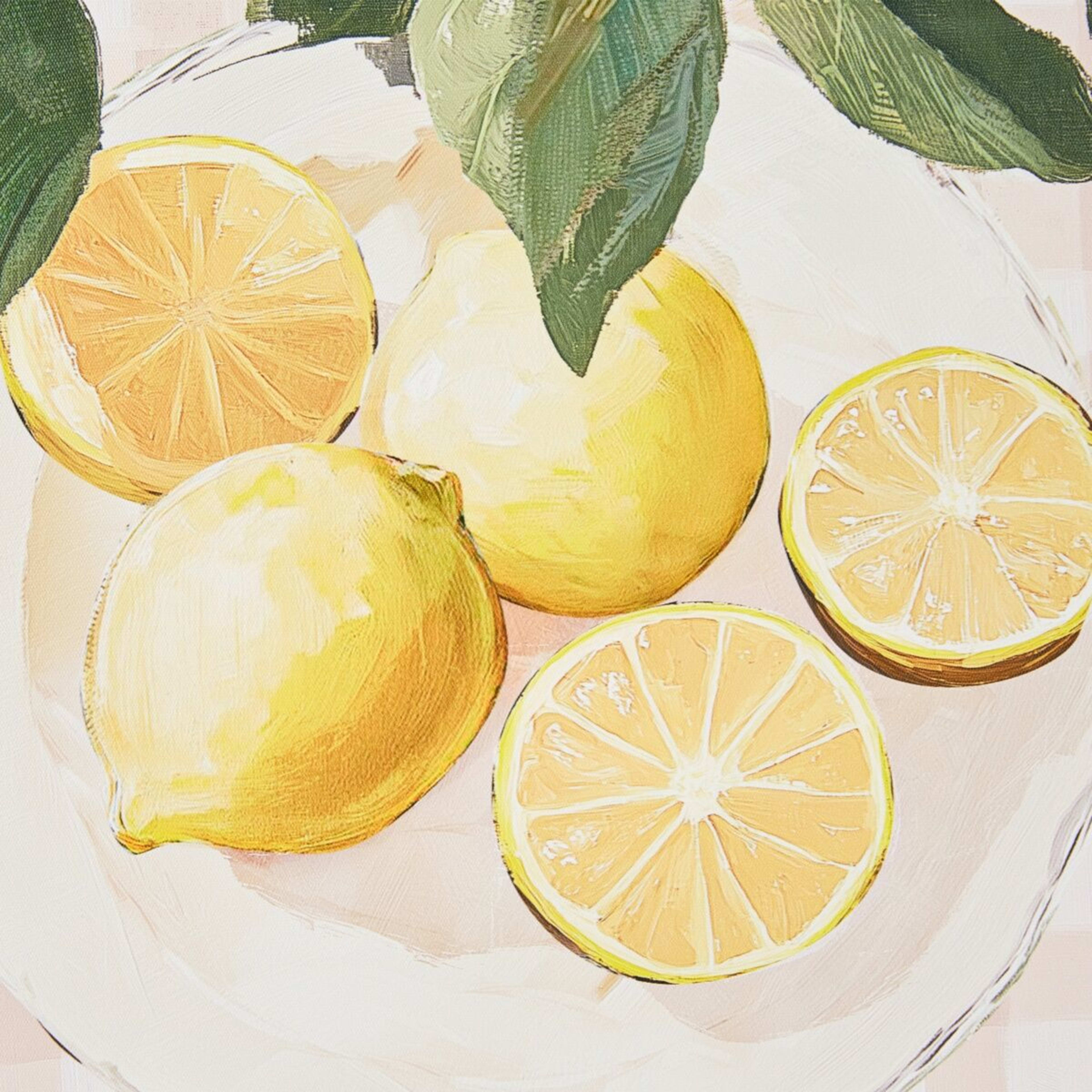3 2 Pack Lemon Framed Canvas, 3 of 6