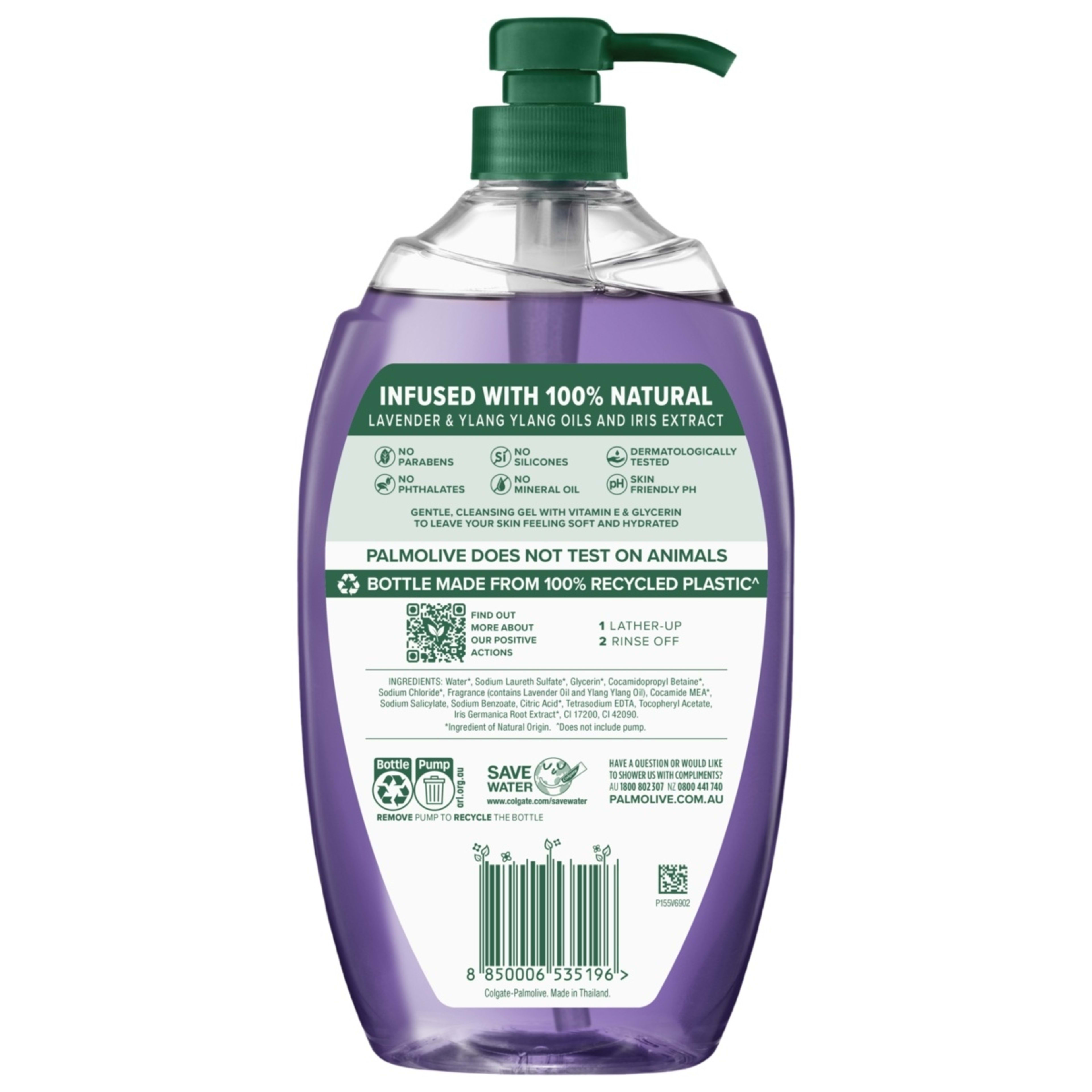 2 Palmolive Naturals Anti-Stress Body Wash 1L - Ylang Yang, 2 of 8