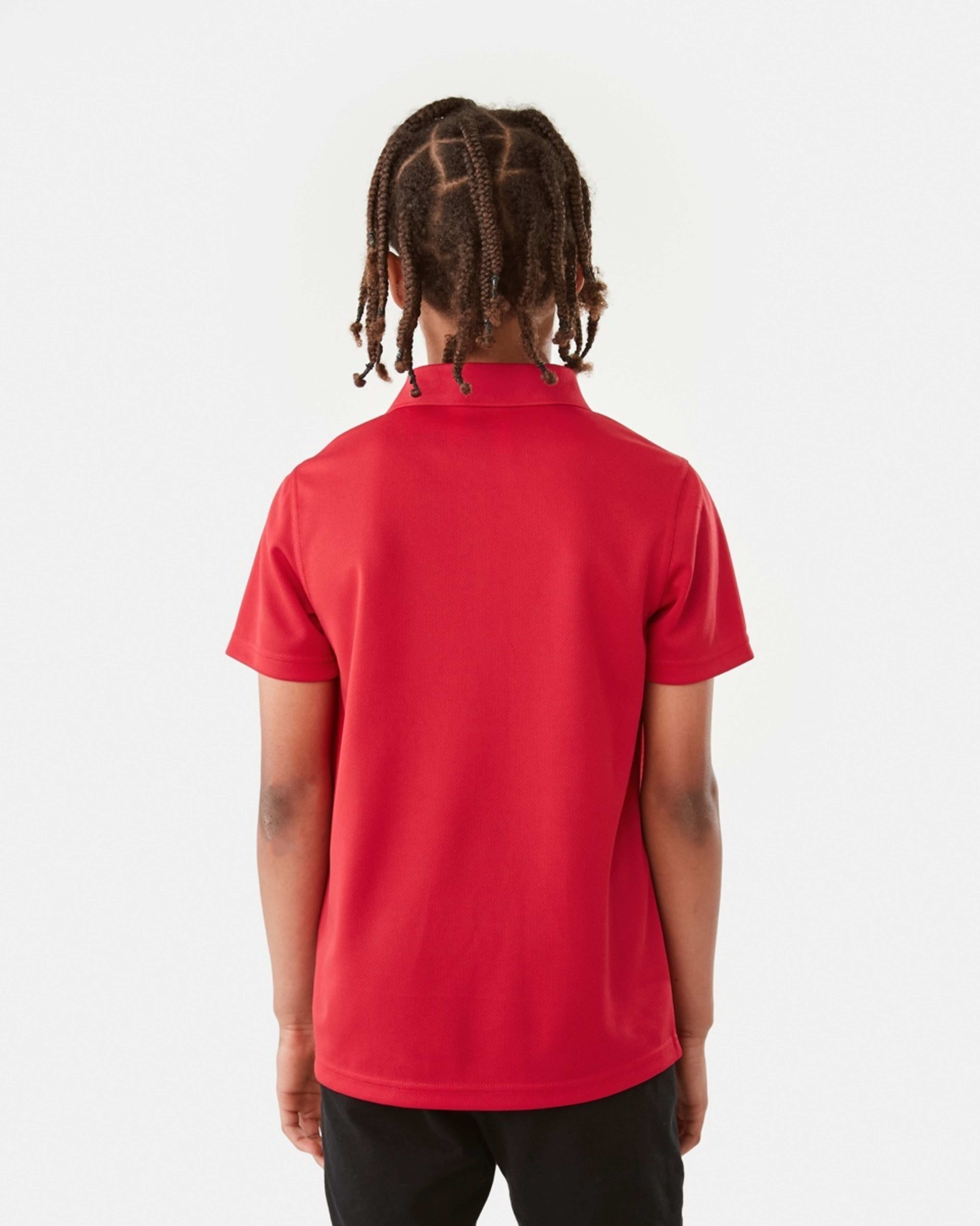 2 School Moisture Wicking Polo Red, 2 of 10