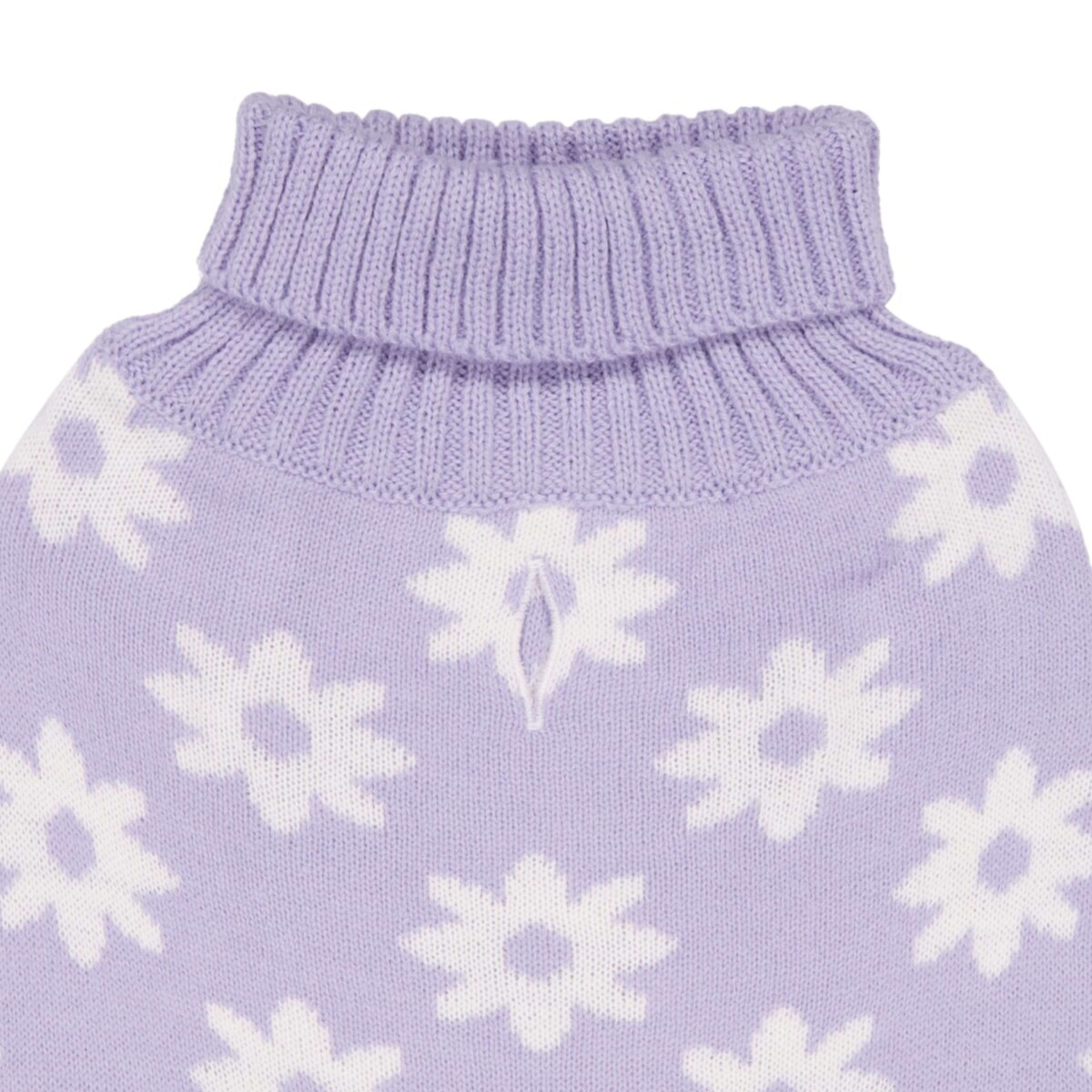 9 Pet Daisy Knit Jumper - Medium, Purple, 9 of 10
