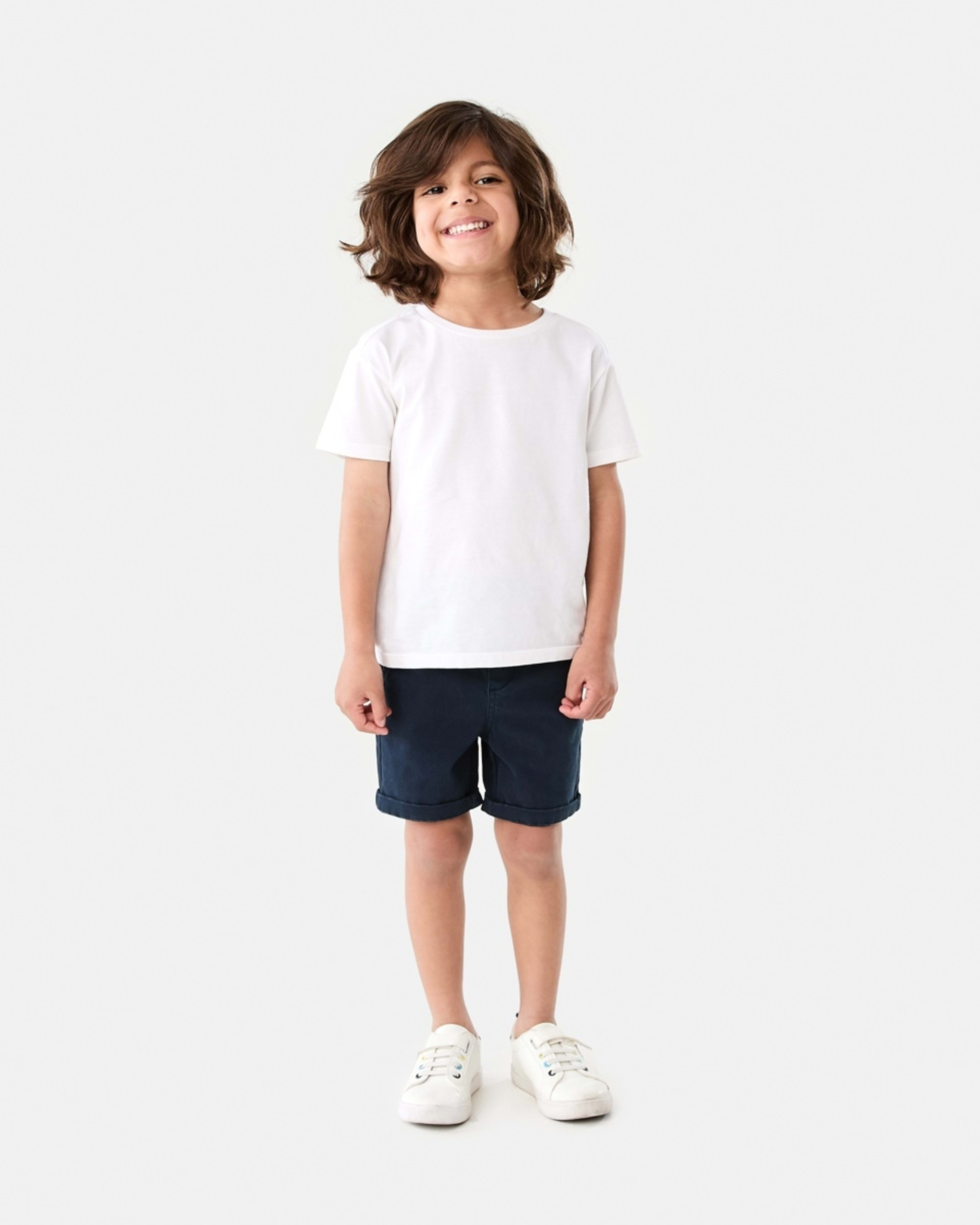 5 Pull On Chino Shorts DRESS BLUE, 5 of 6
