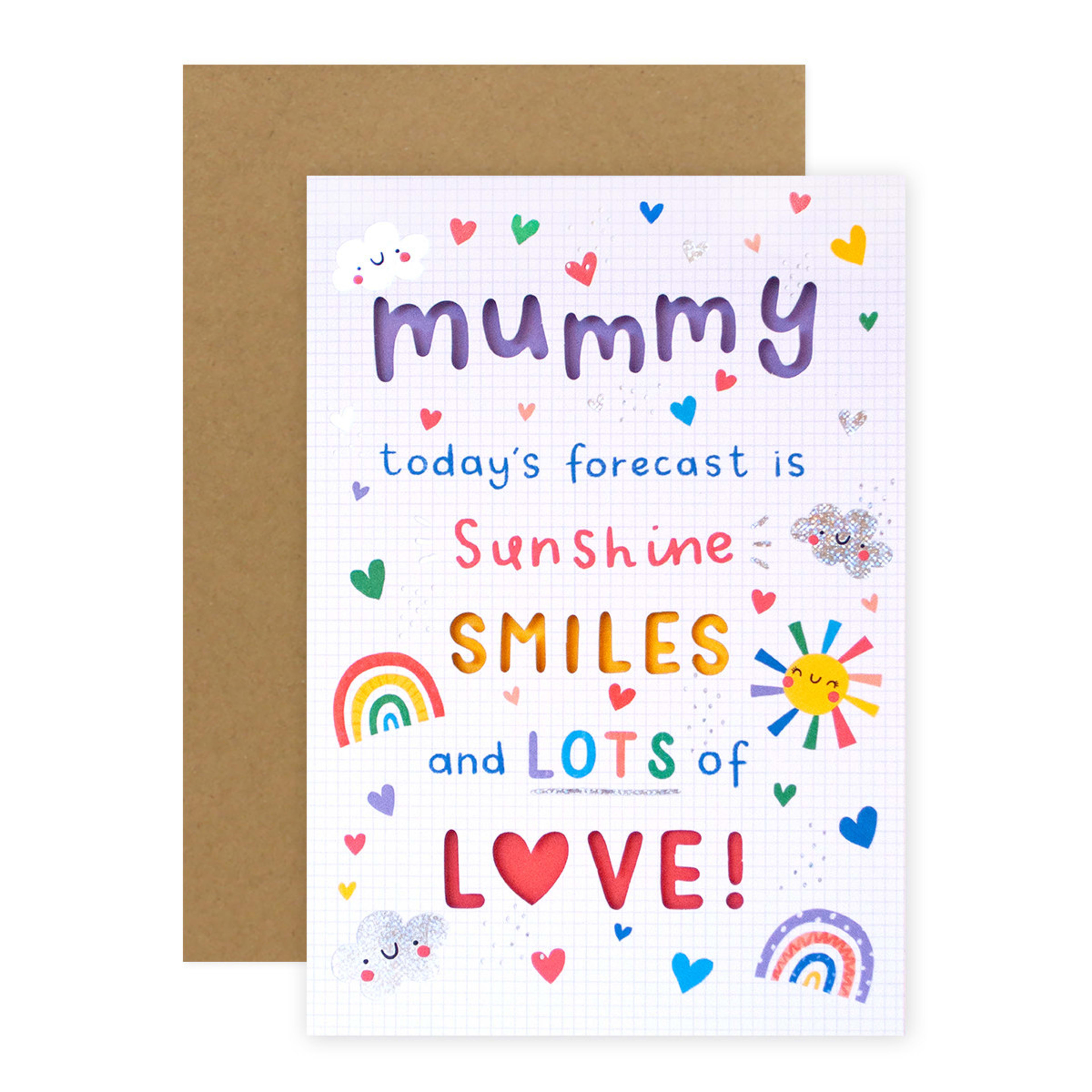 1 Hallmark Mother's Day Card - Sunshine Smiles