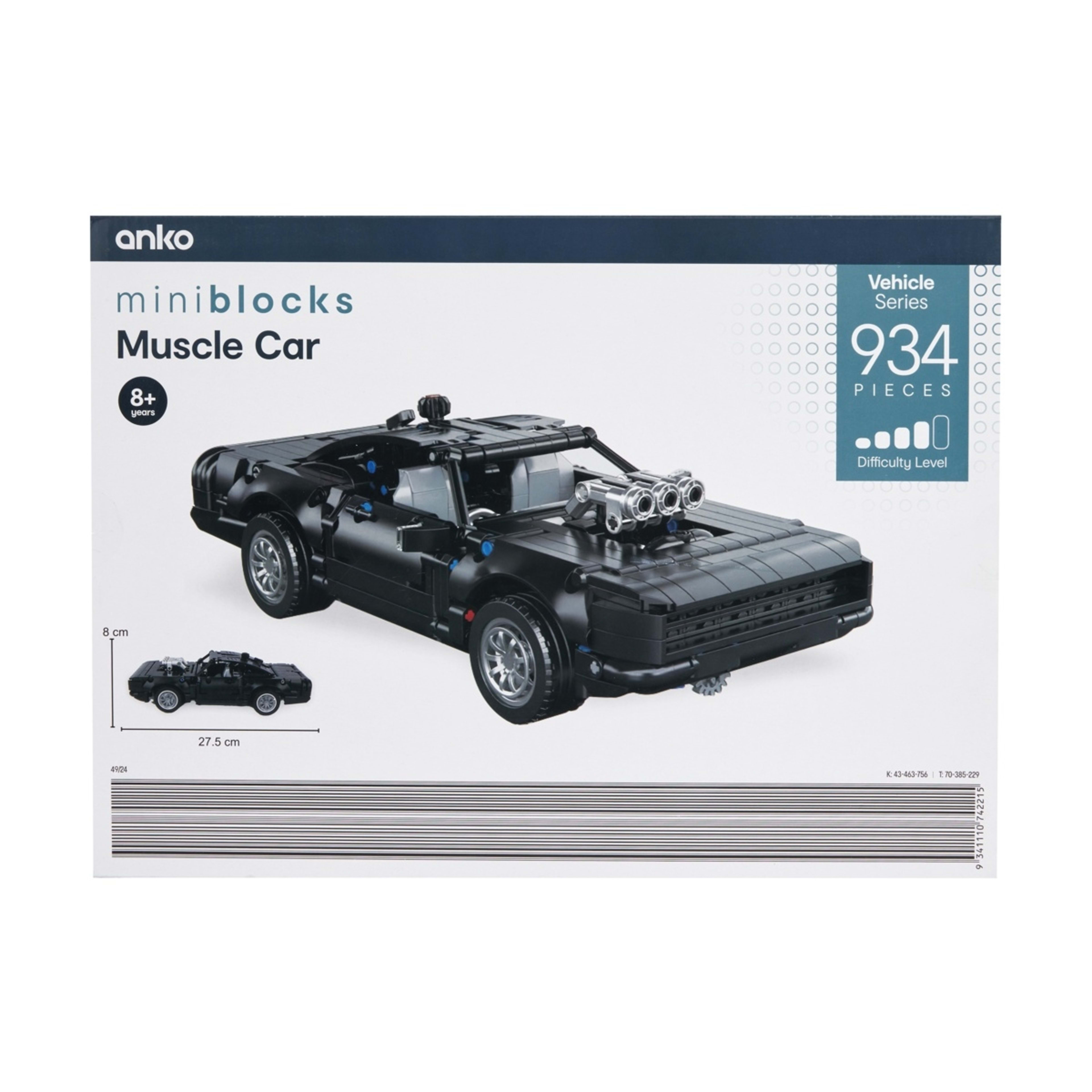 5 934 Piece Mini Blocks Vehicle Series: Muscle Car, 5 of 5