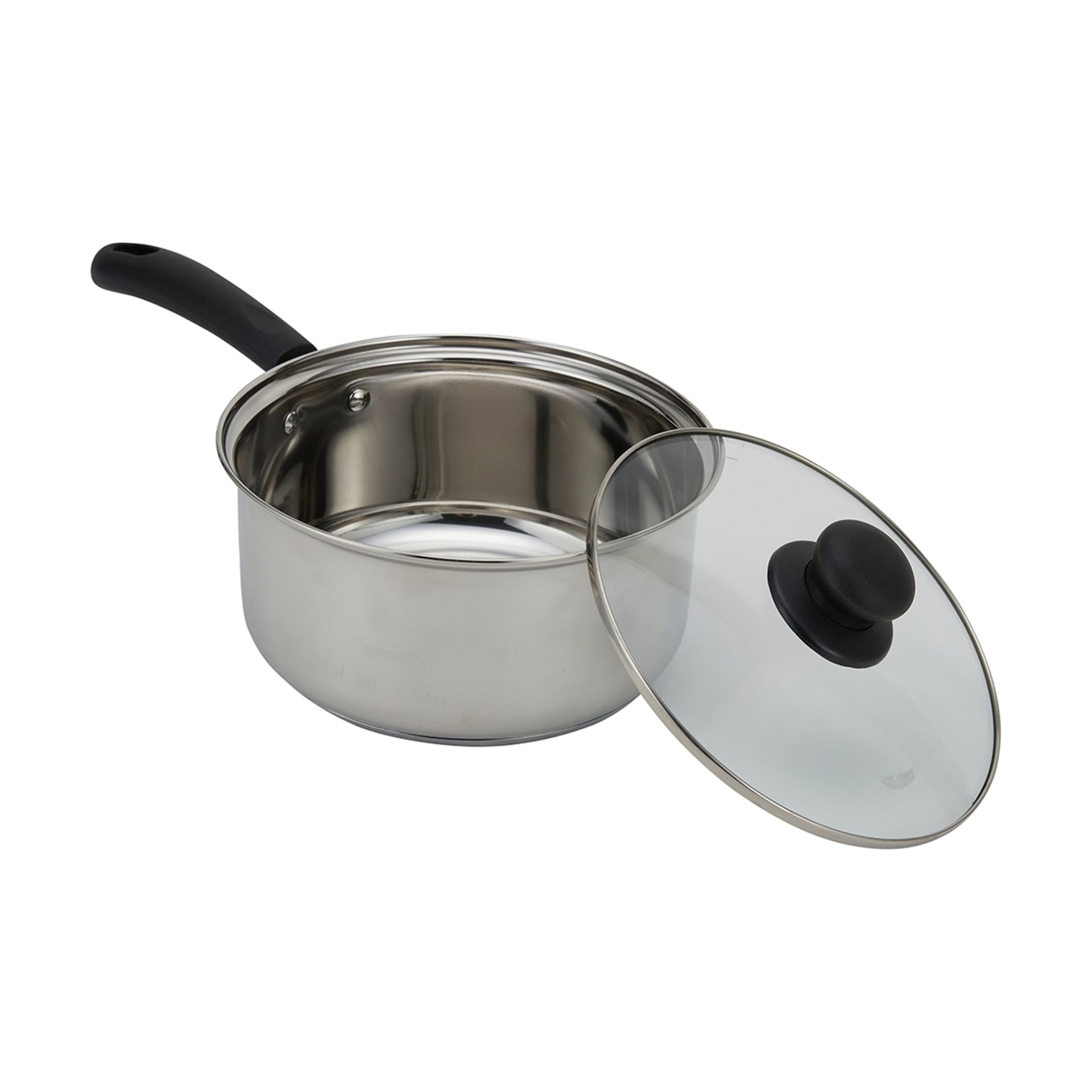 20cm Stainless Steel Saucepan with Lid Kmart