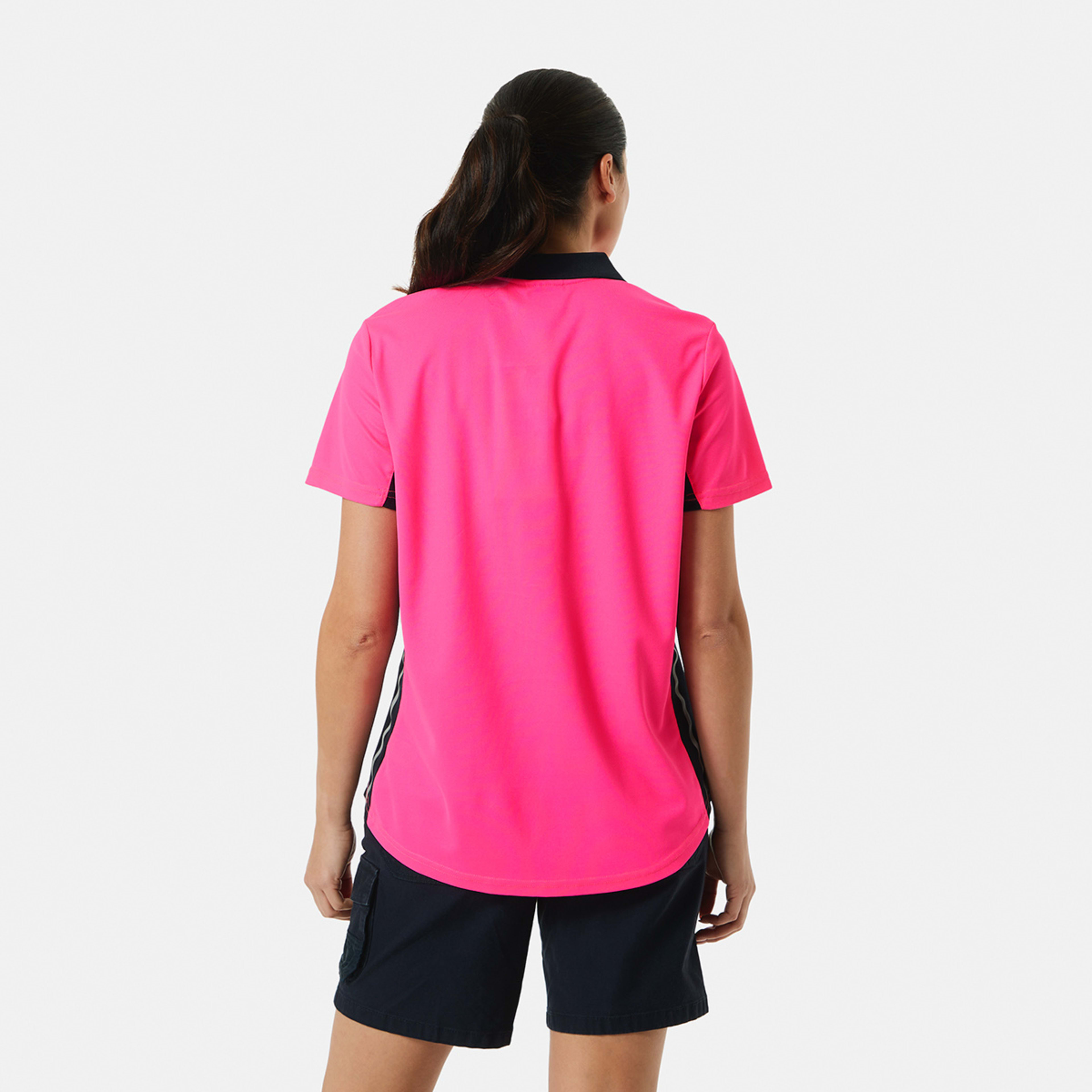 3 Workwear Short Sleeve Cool Polo Shirt Panettone, 3 of 5