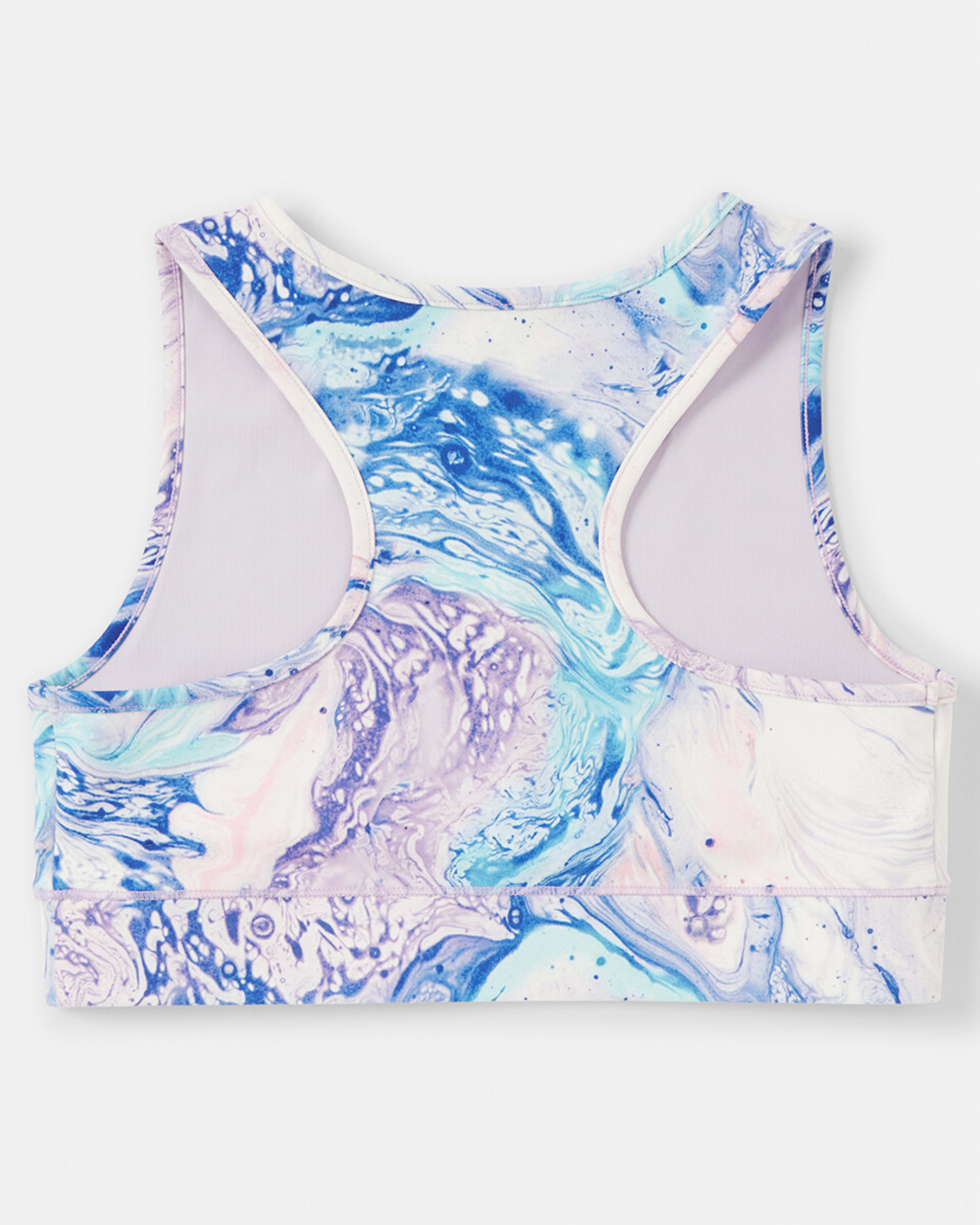 9 Active Kids Printed Crop Top Mlt Marble, 9 of 9