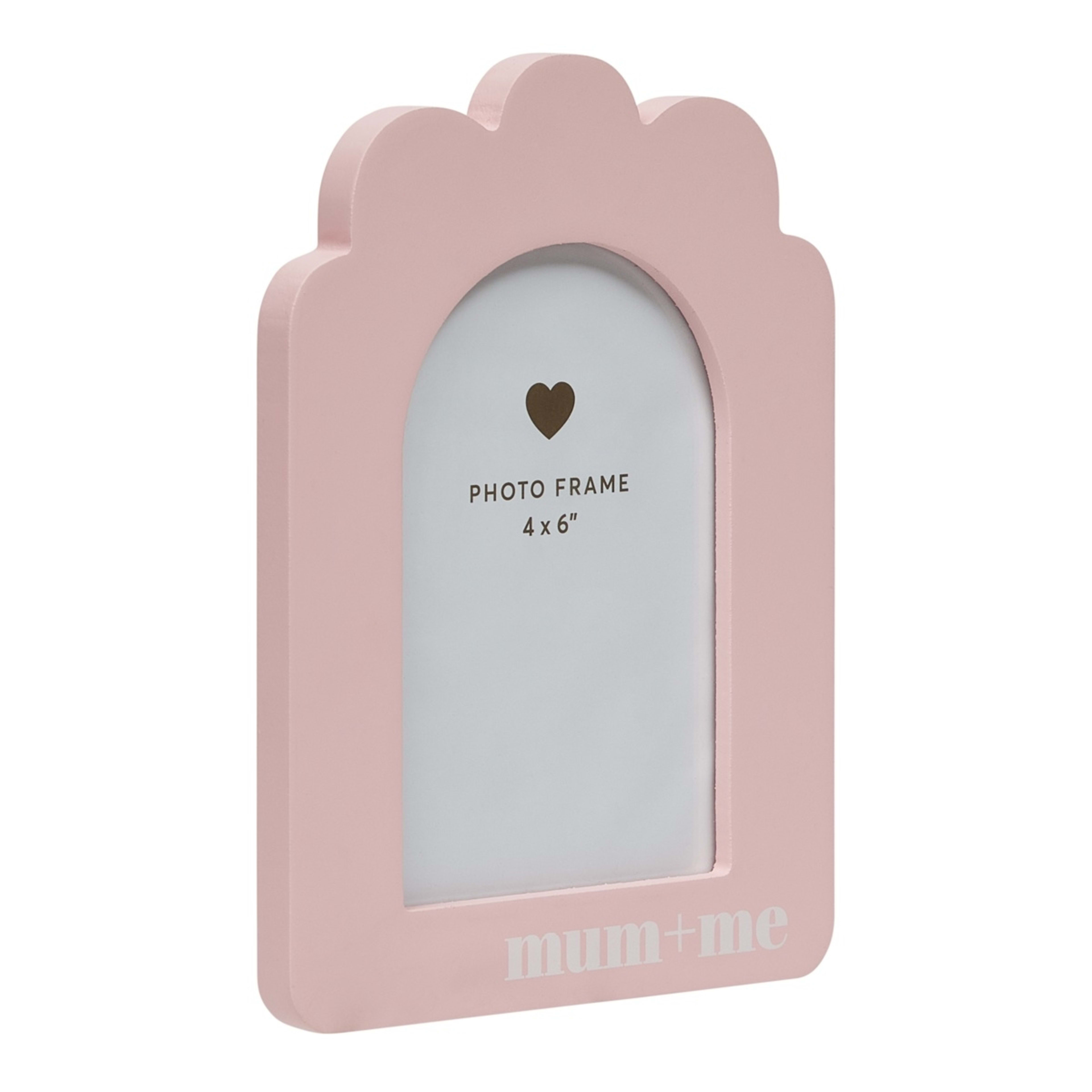 1 Mother's Day Scallop Arch Photo Frame 6in. x 4in. - Pink