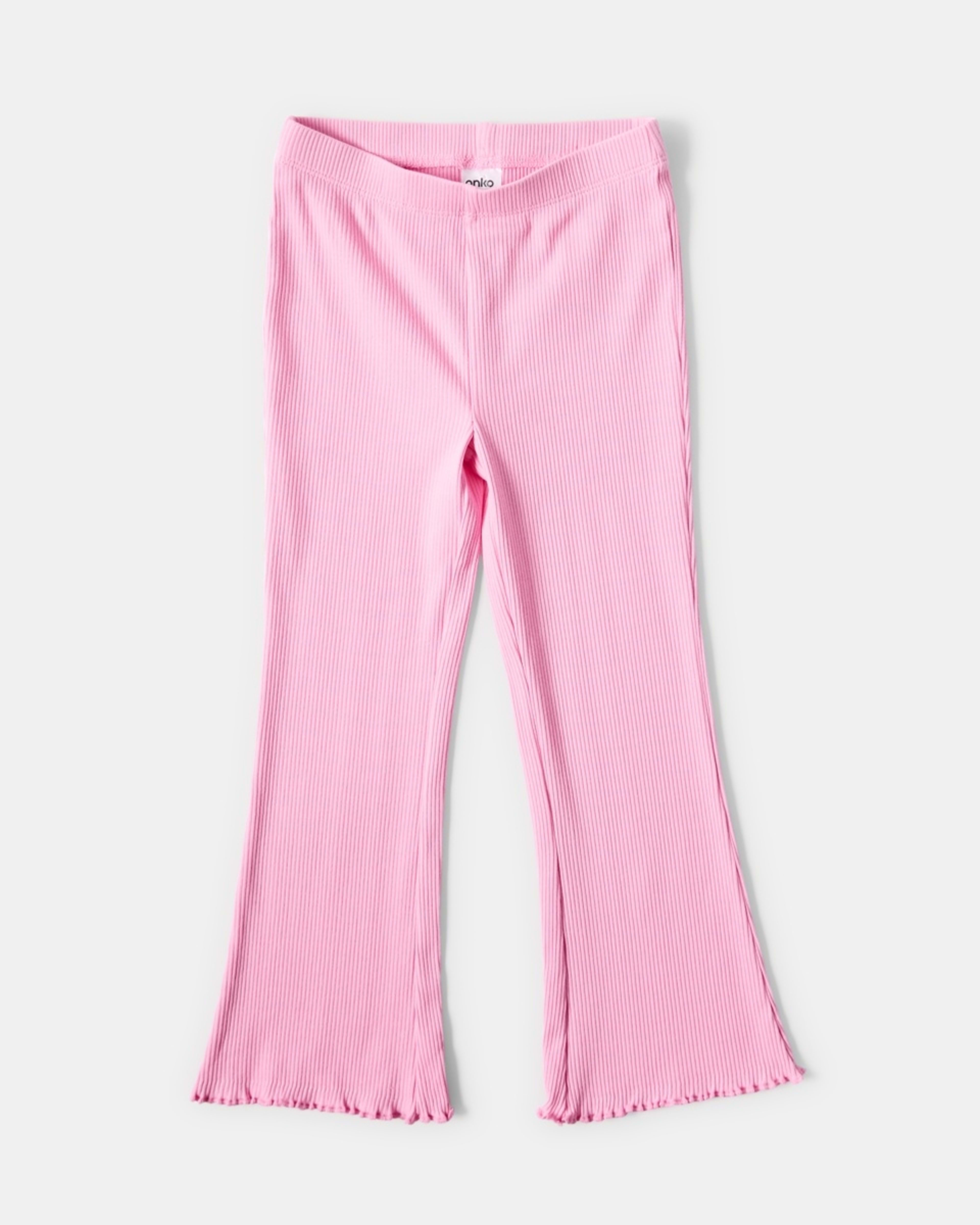 7 Rib Flare Leggings Pris Pink, 7 of 8