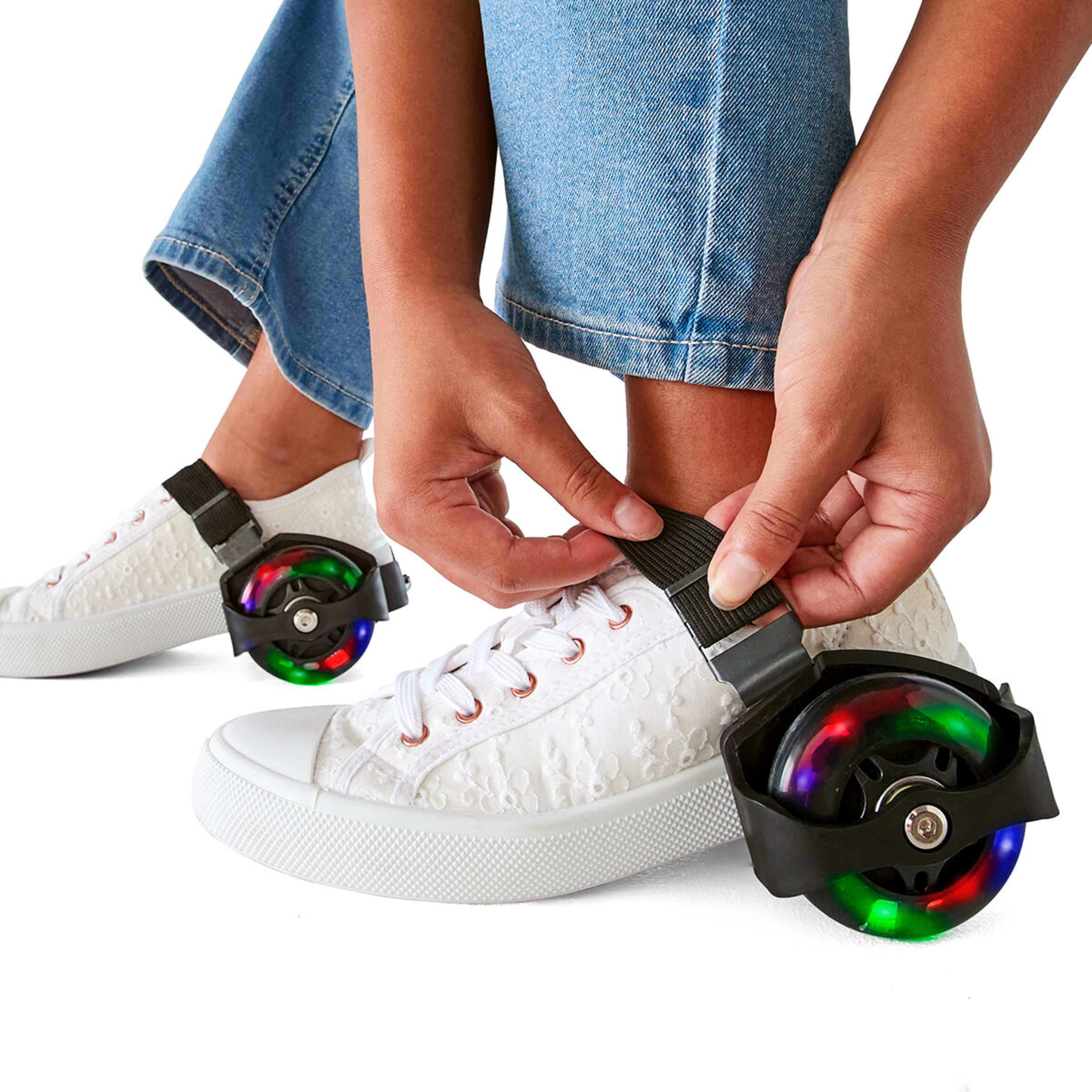 1 Lightup Roller Heels - Black, 1 of 9