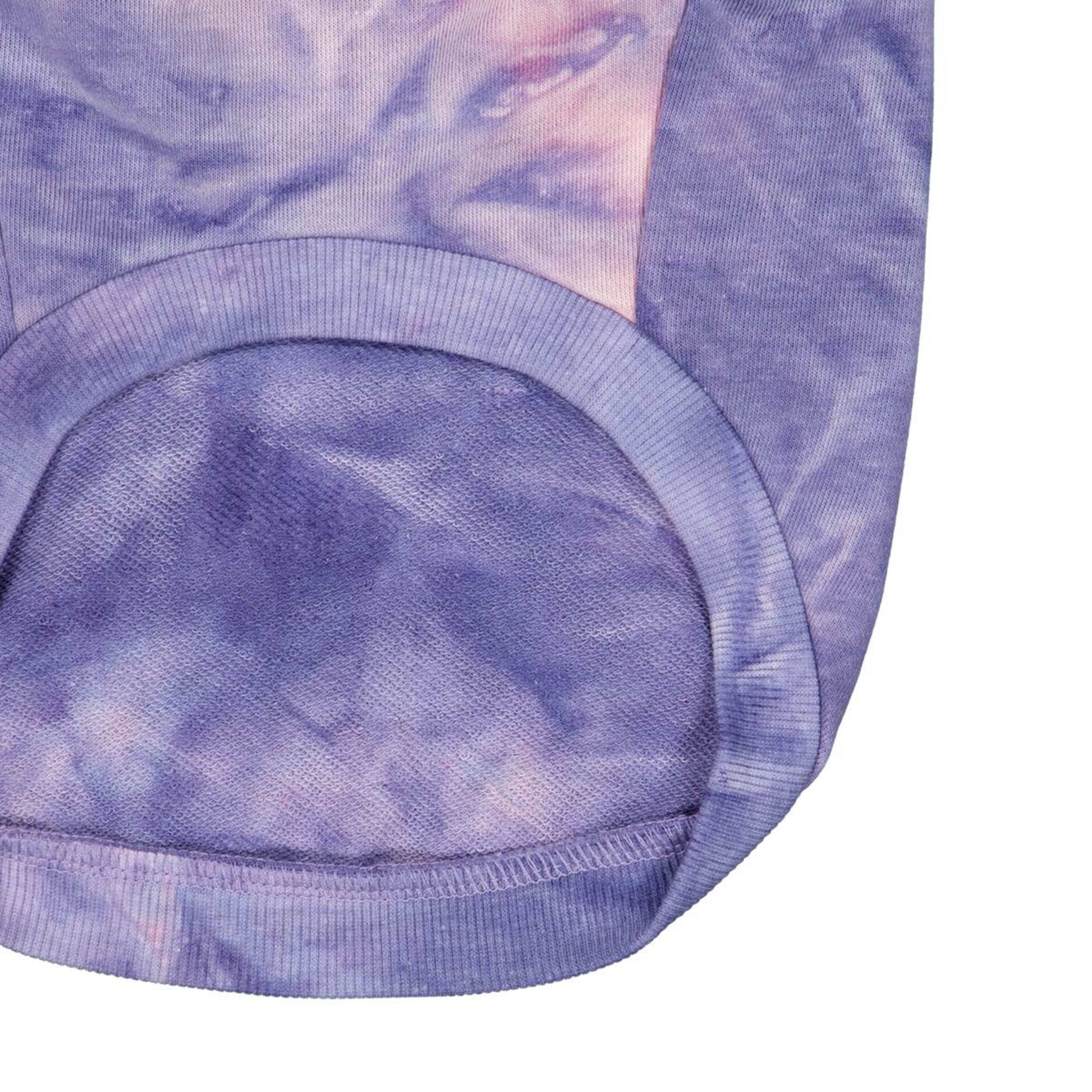 8 Pet Hoodie Tie-Dye - Medium, Lilac, 8 of 10