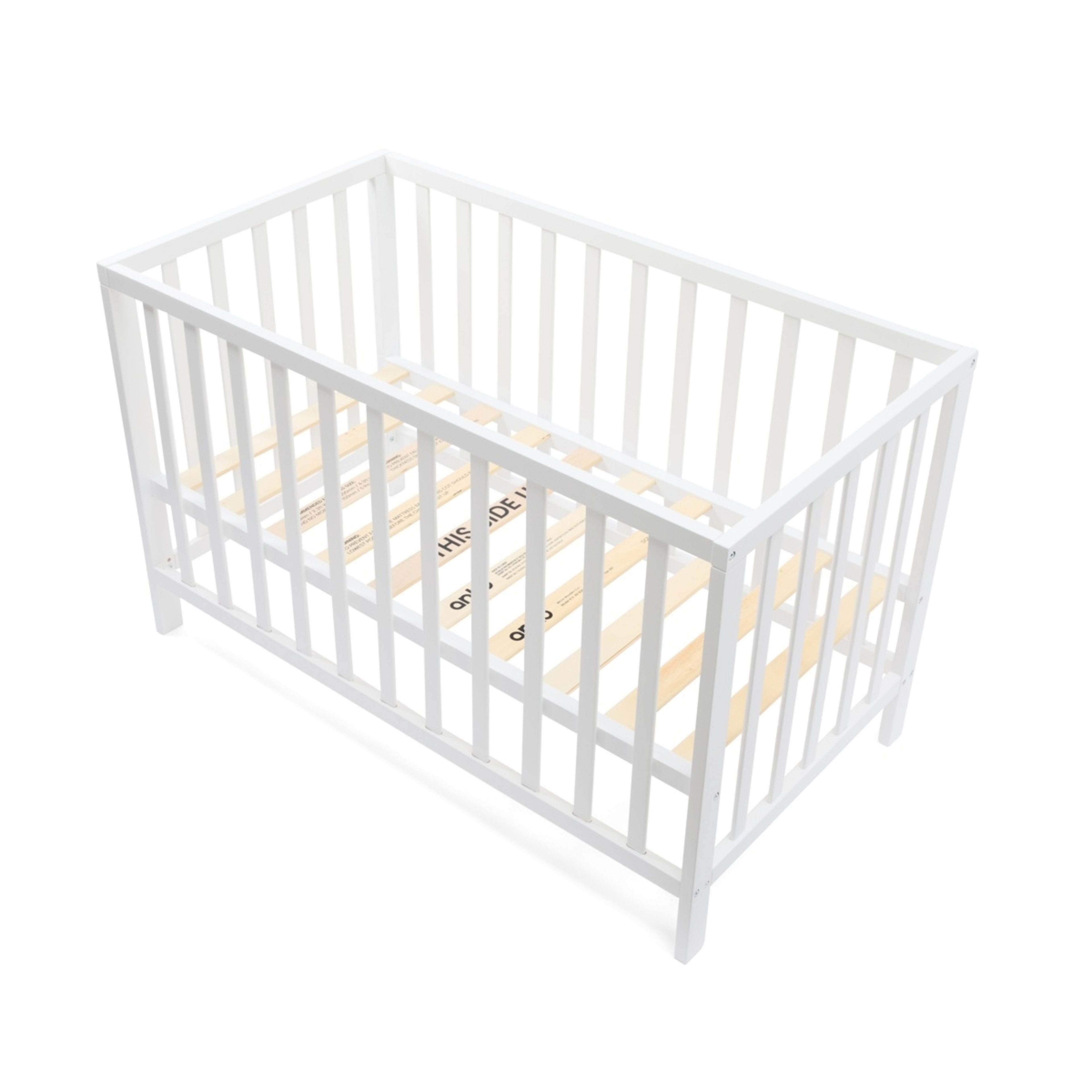 6 White Wooden Cot, 6 of 9