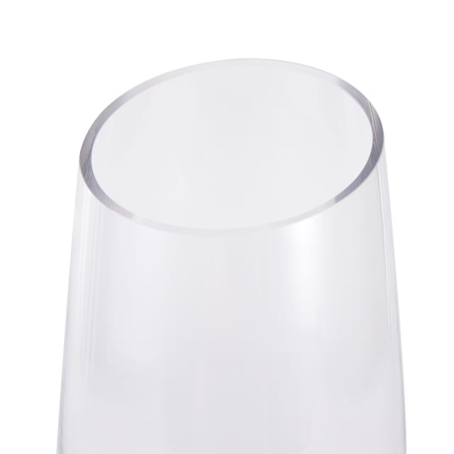 Bevelled Glass Vase Kmart