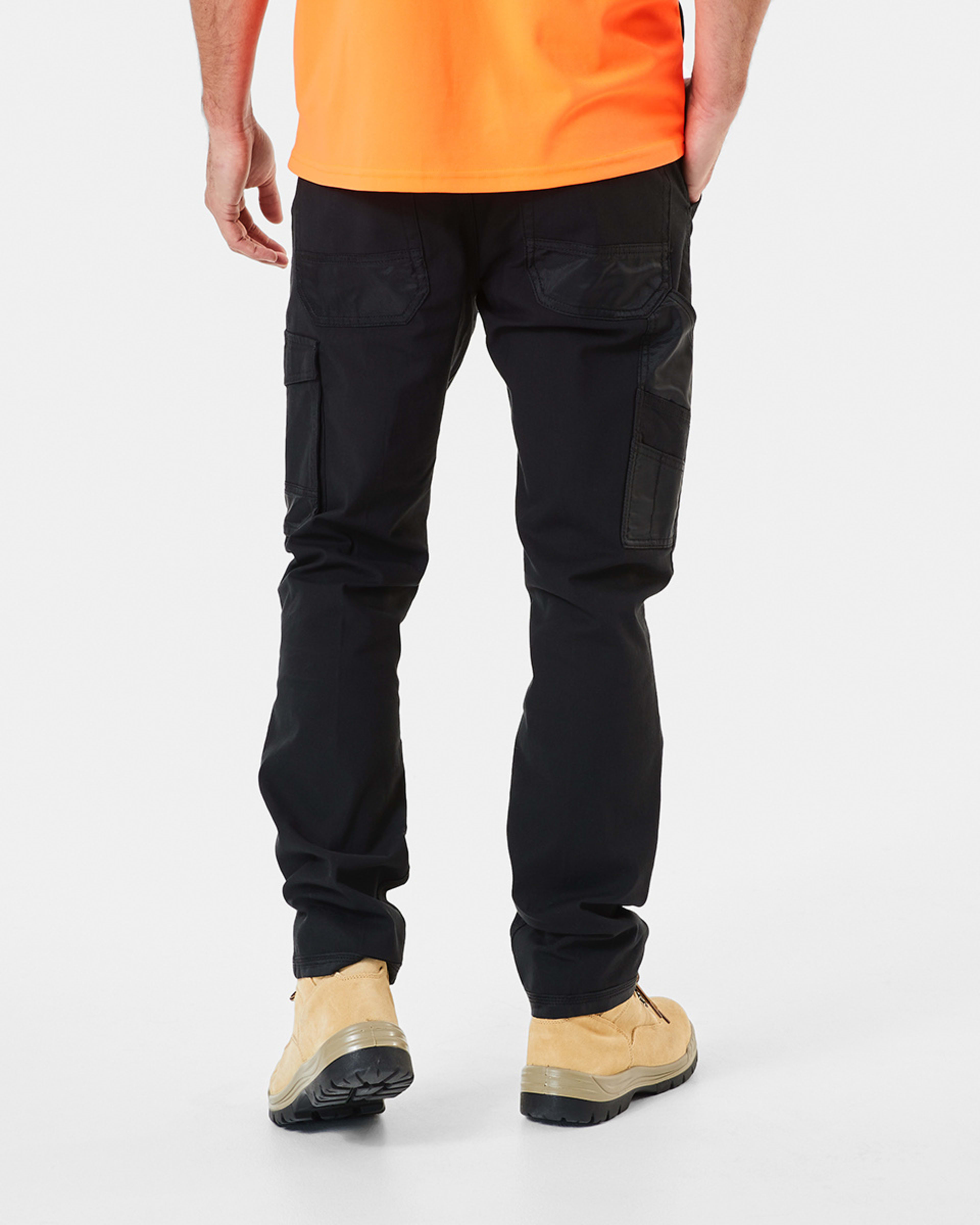 3 Slim Leg Work Pants Black, 3 of 7