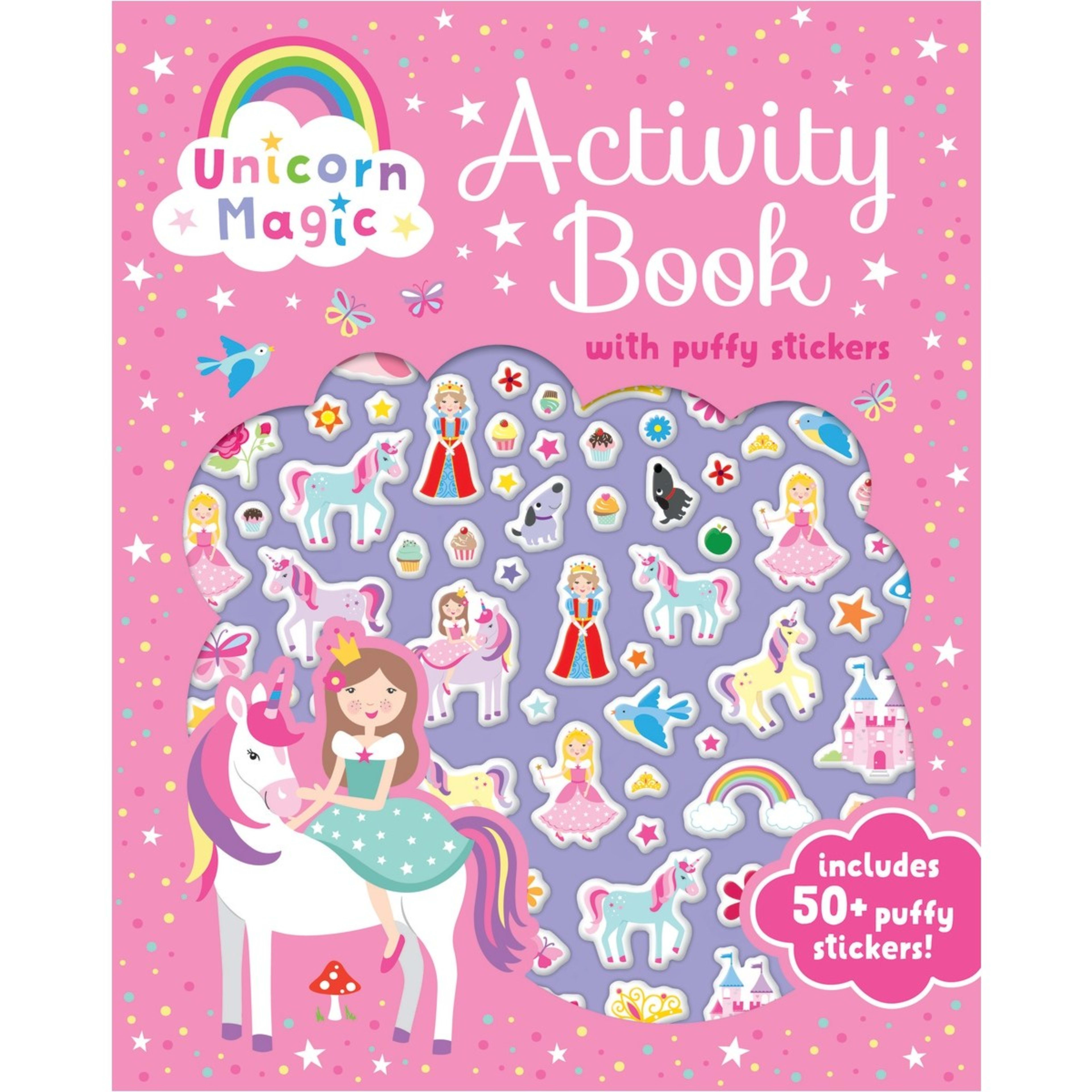 1 Unicorn Magic Activity Book with Puffy Stickers