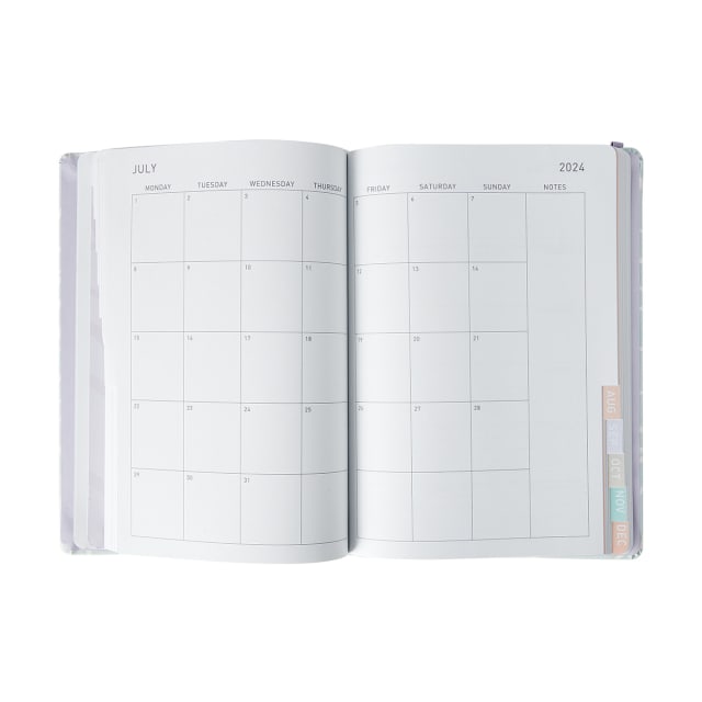 2024 Weekly Planner Blue Kmart NZ