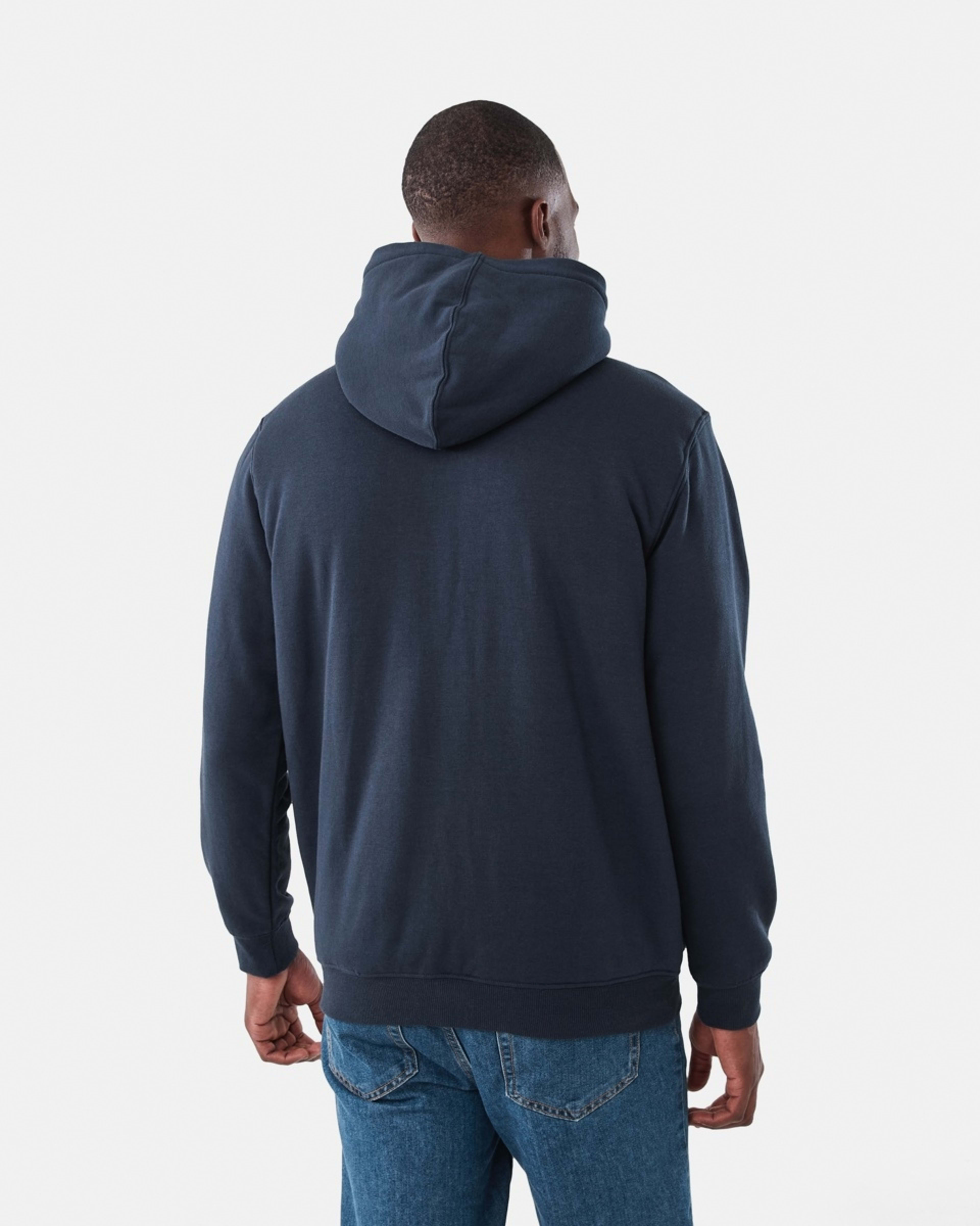 4 Sherpa Lined Zip Through Hoodie Nvy Sphire, 4 of 7