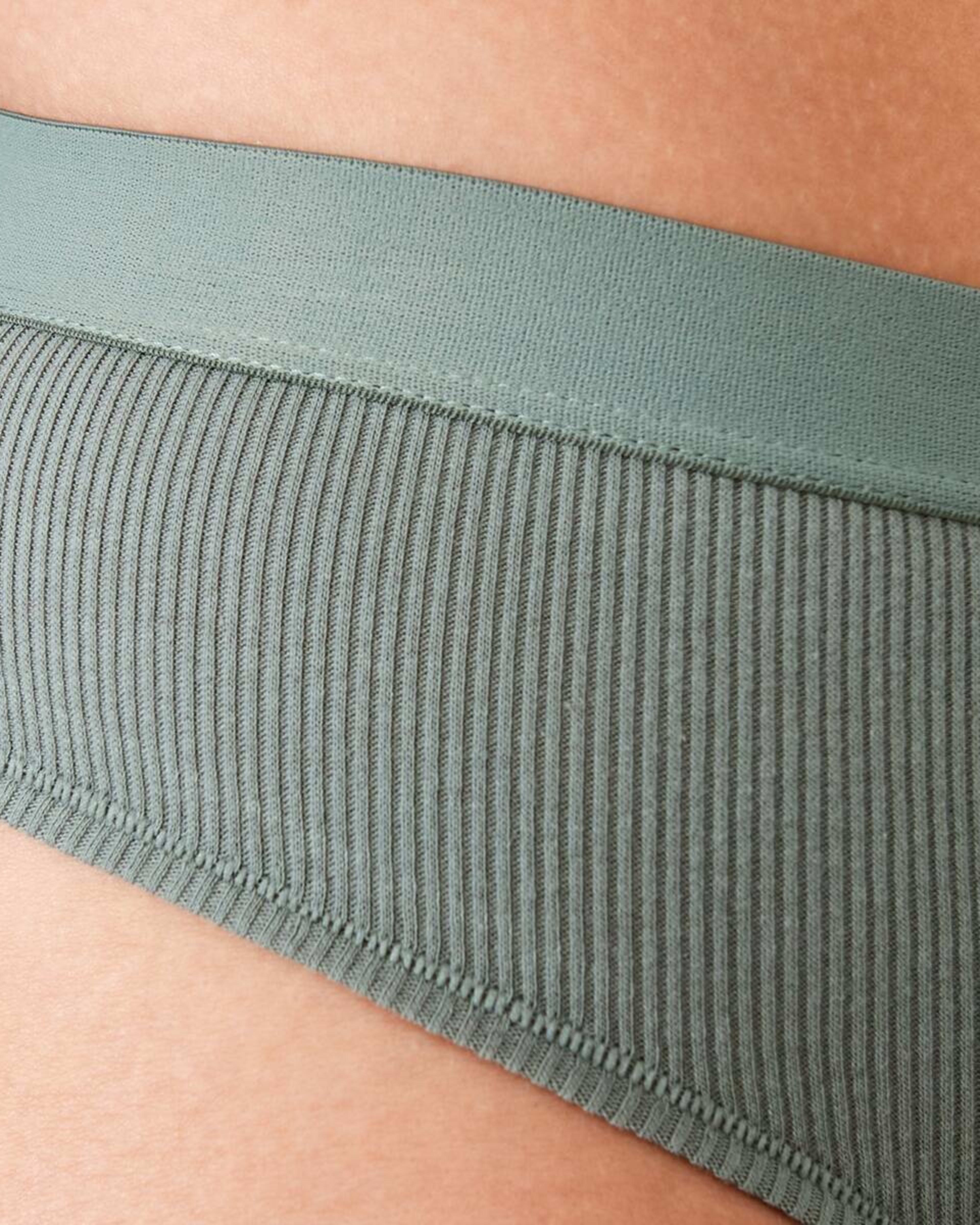 4 Ribbed Bikini Briefs Mint Shdw, 4 of 4