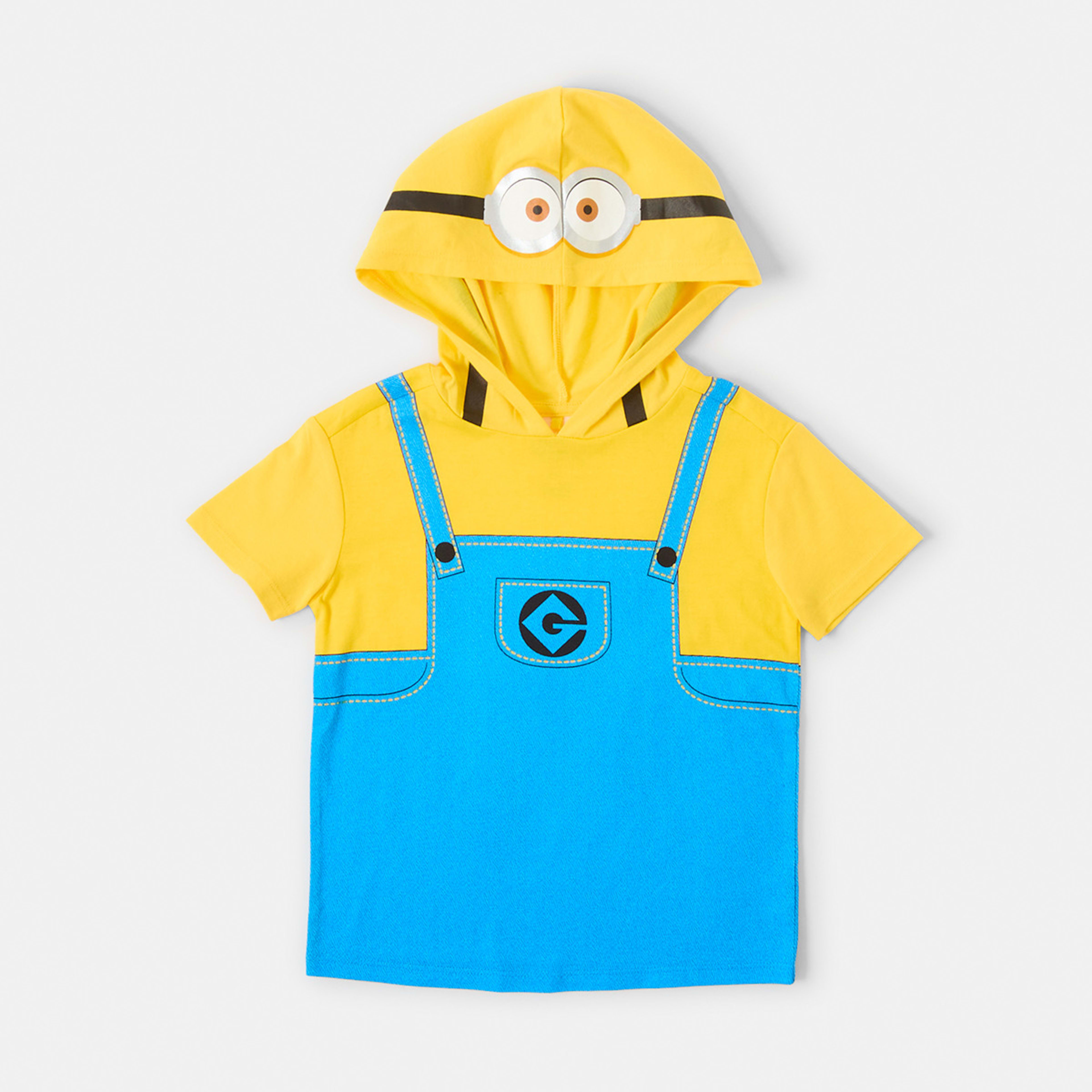 8 Minions License Hooded Print T-shirt Minions, 8 of 9