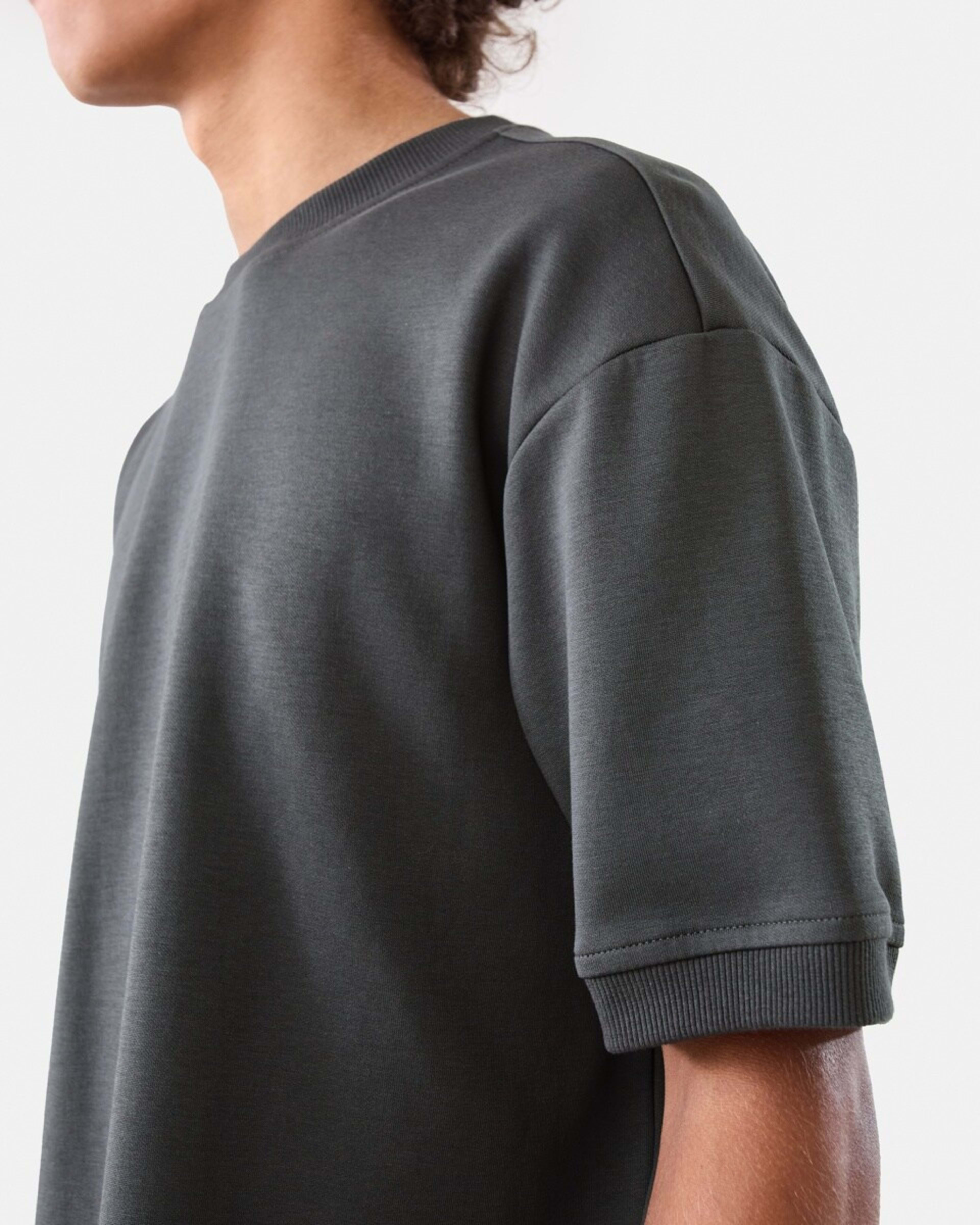 6 Oversized Interlock T-shirt VOLCANIC ROCK, 6 of 6