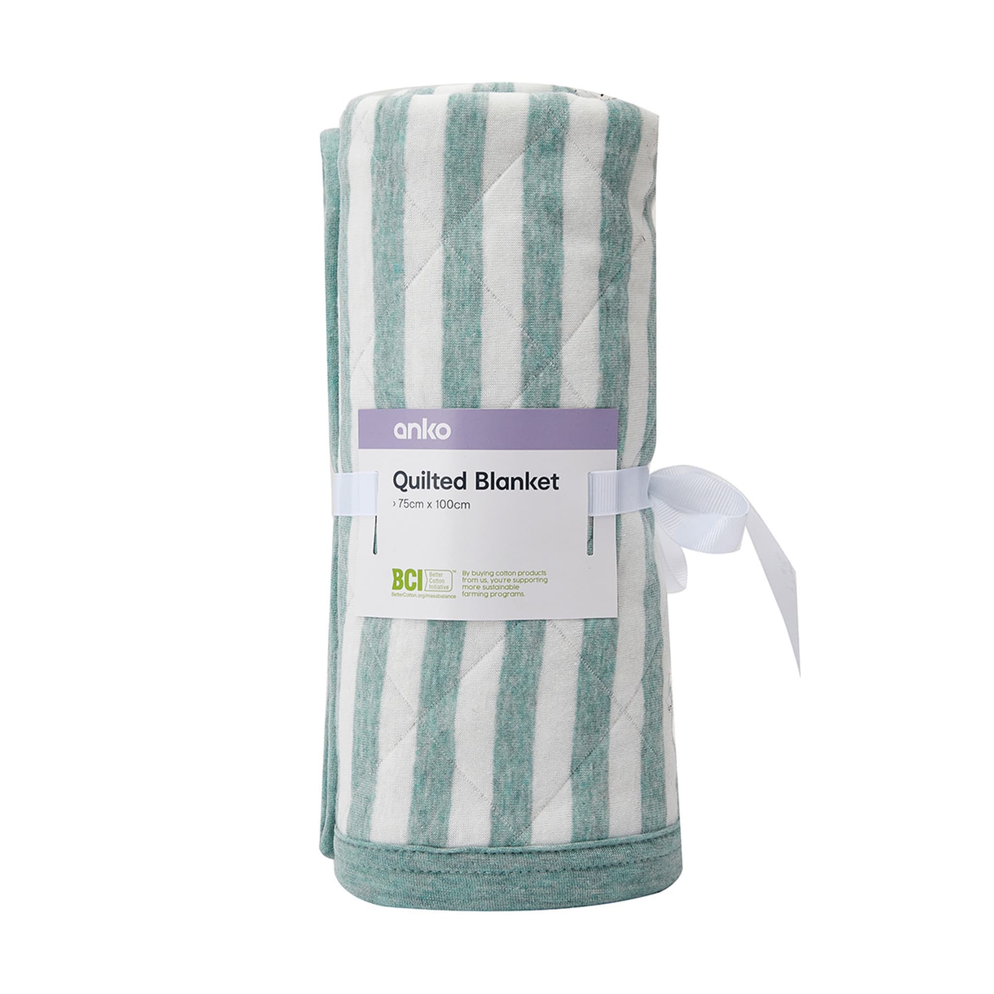 Quilted Blanket Green Kmart