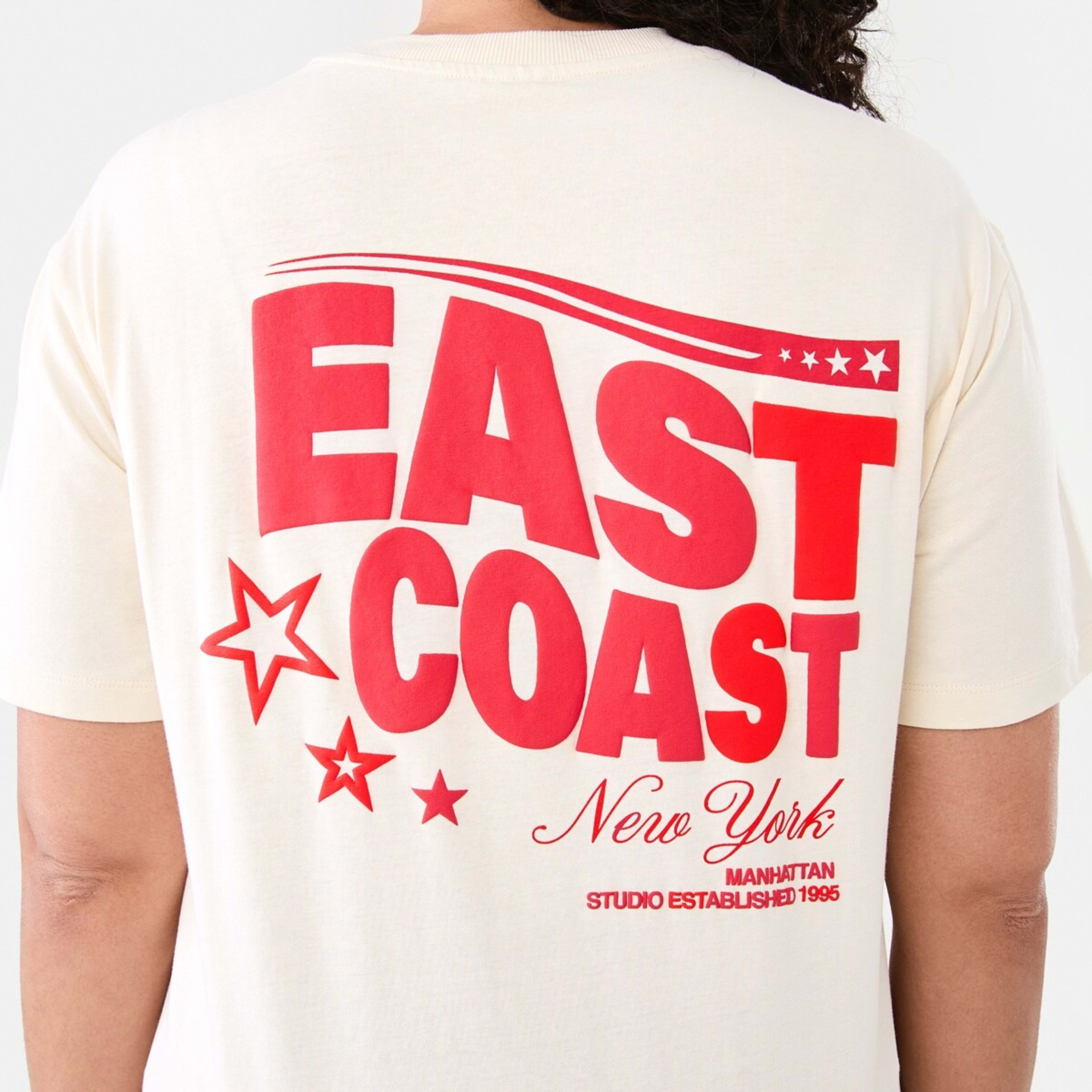 6 Short Sleeve Oversized Boyfriend T-shirt East Coast, 6 of 6