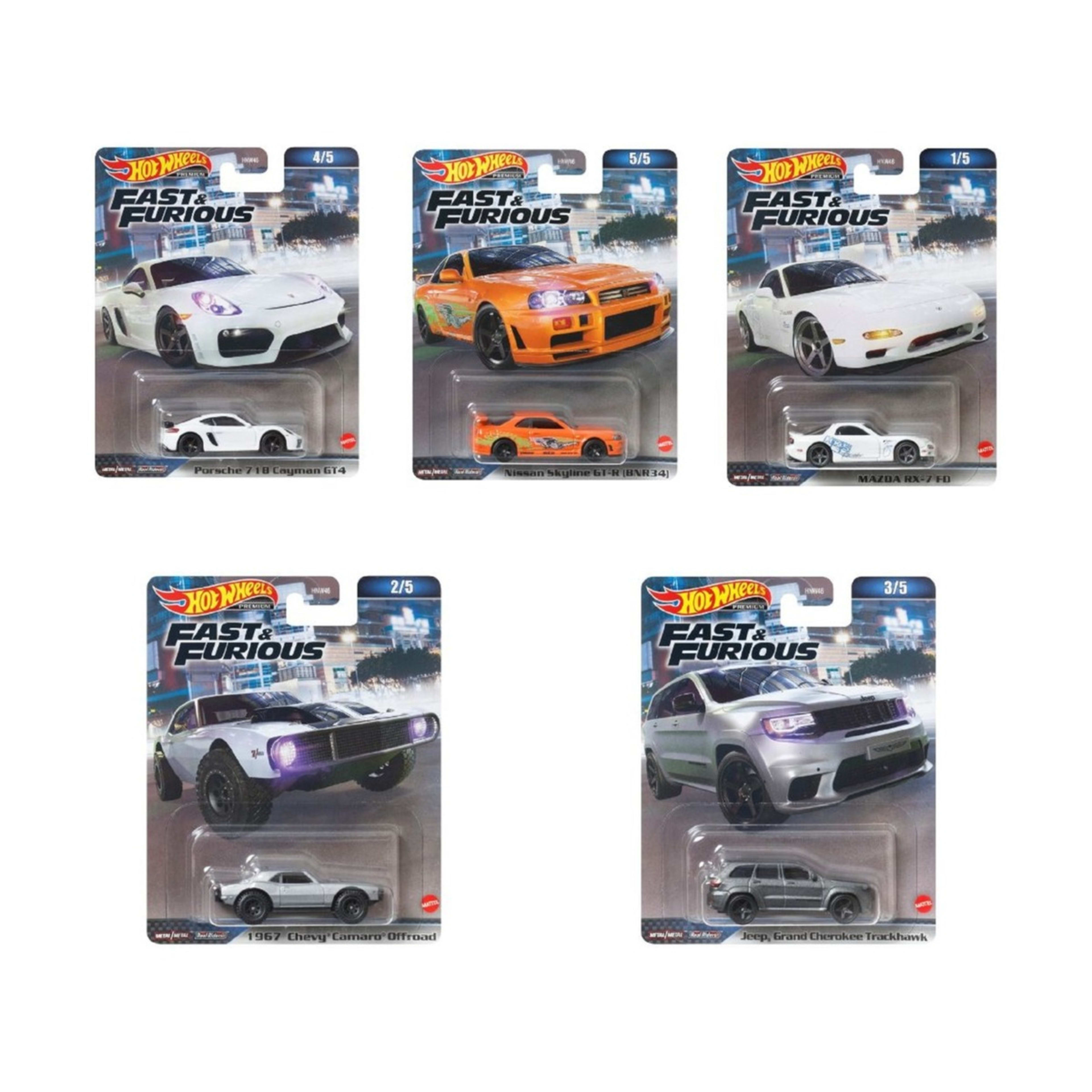 Hot Wheels Premium Fast & Furious 1:64 scale Cars - Assorted - Kmart