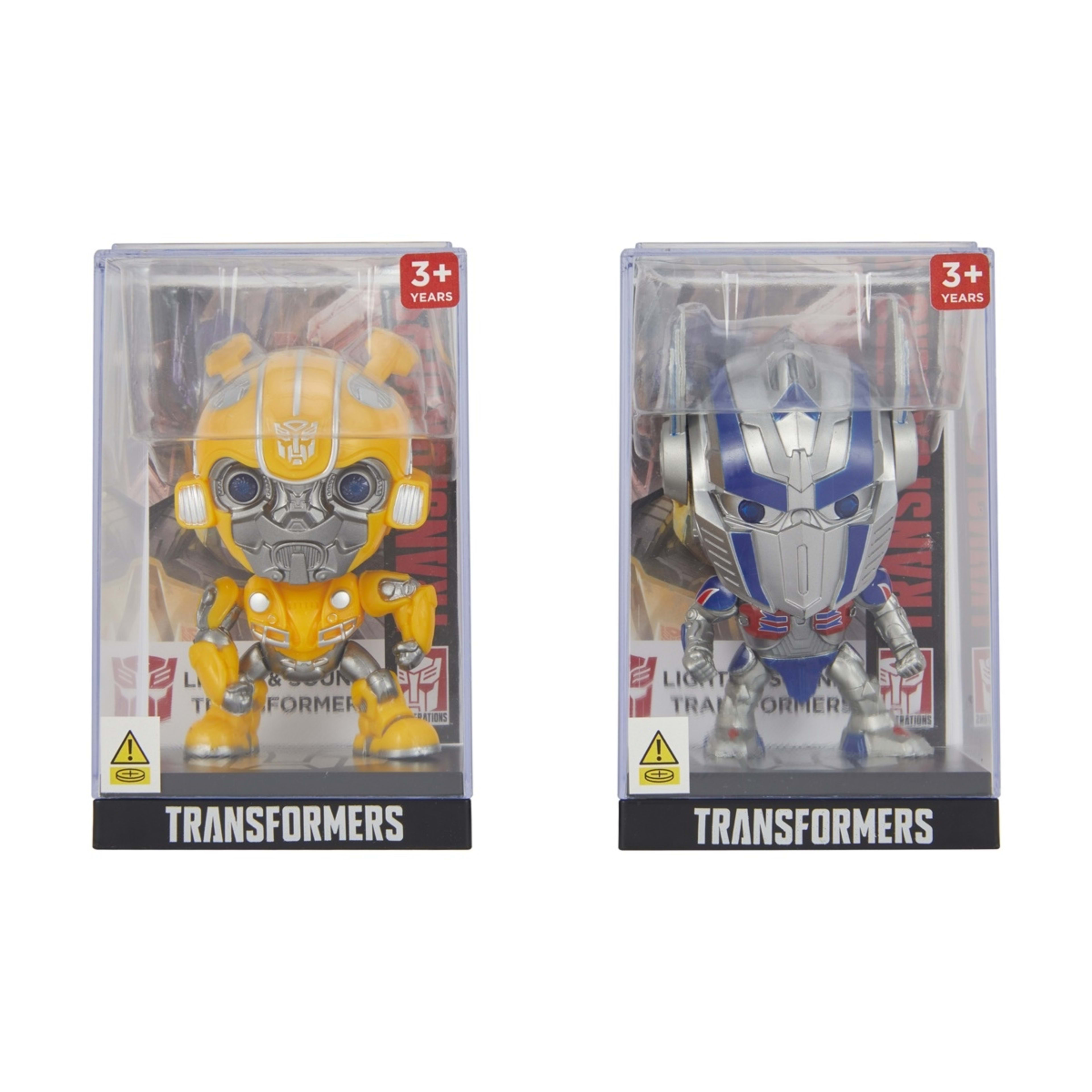 1 13cm Lights and Sounds Transformers Figure - Assorted