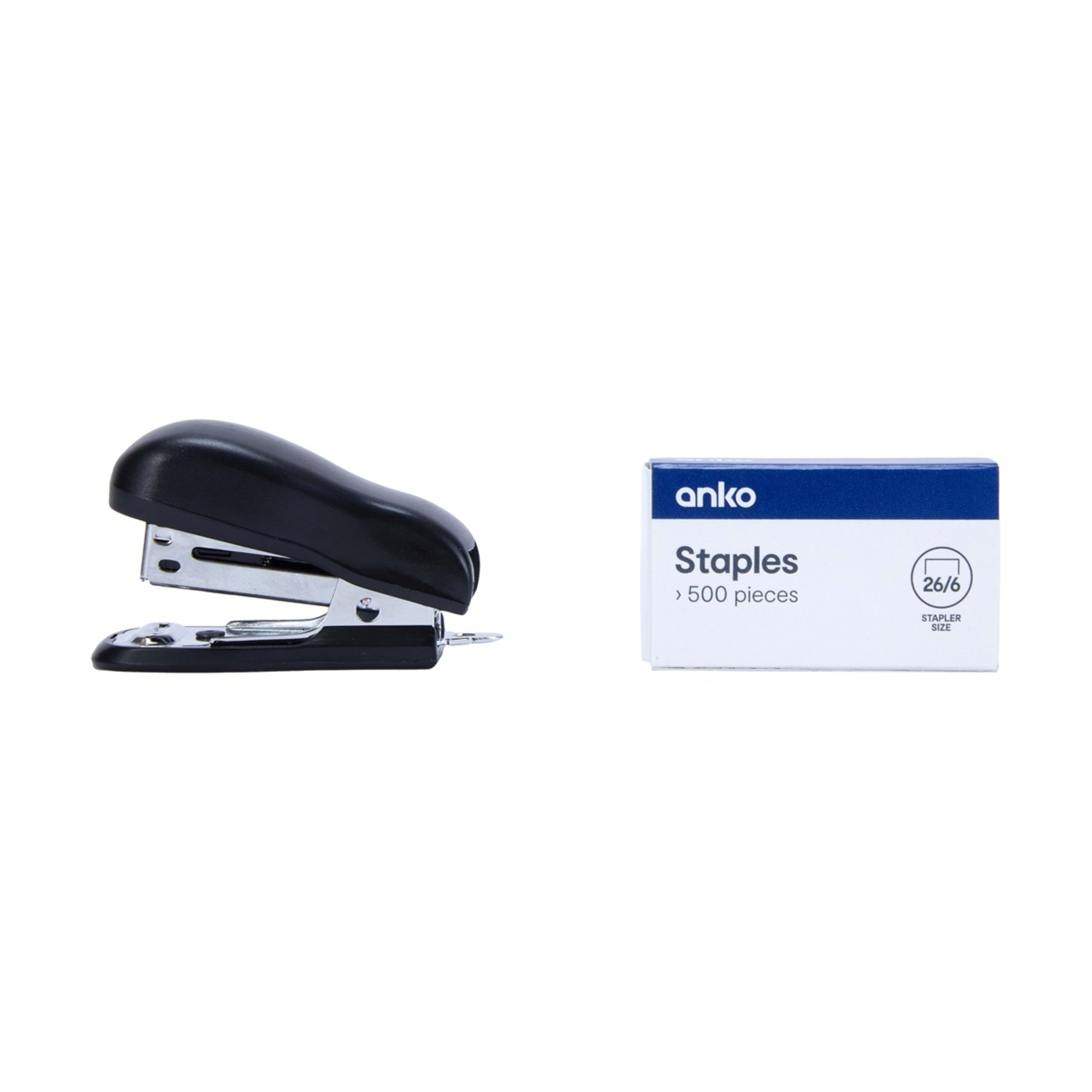 2 Mini Stapler Set - Black, 2 of 8