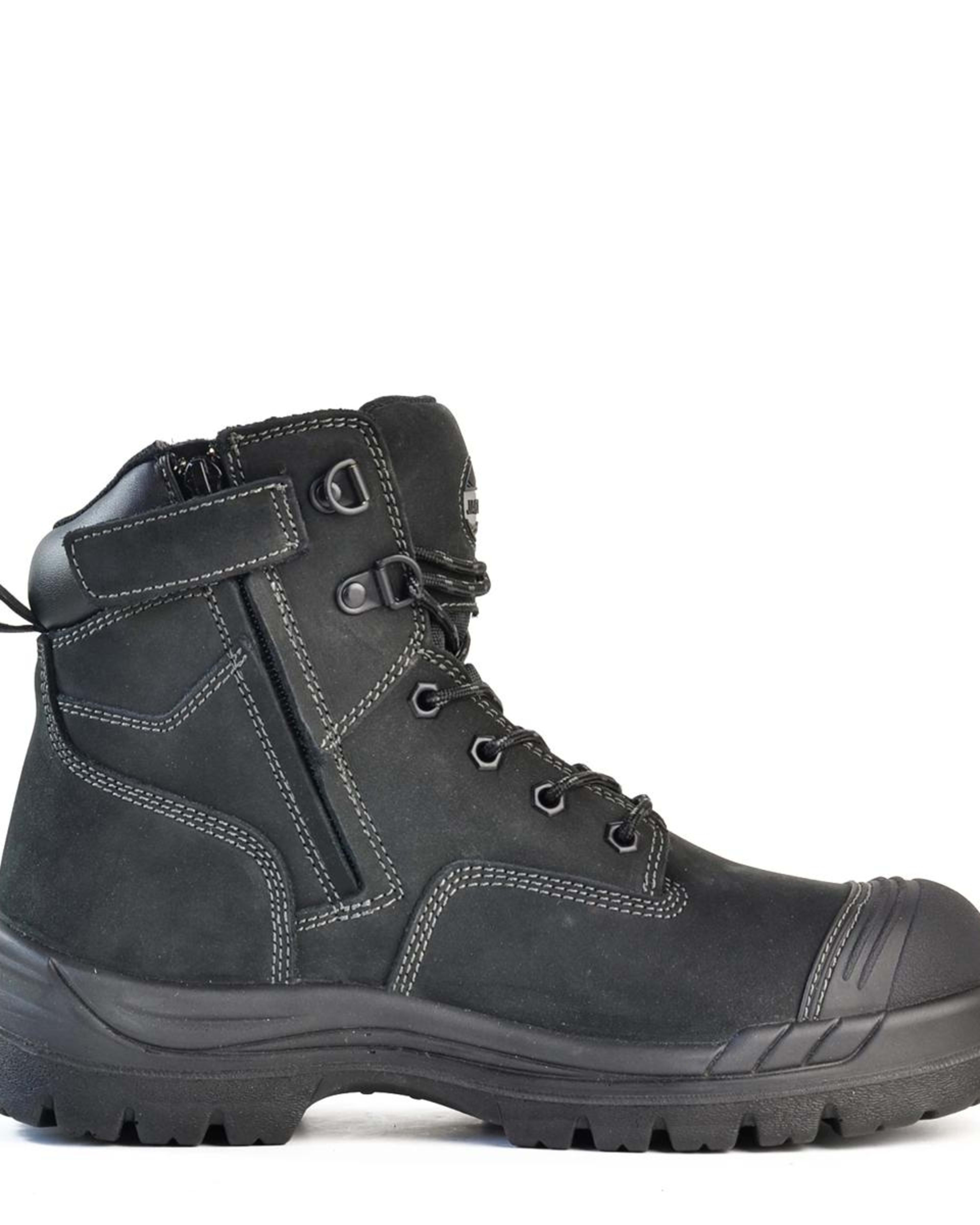 3 Zip Sided Safety Boots BLACK, 3 of 6