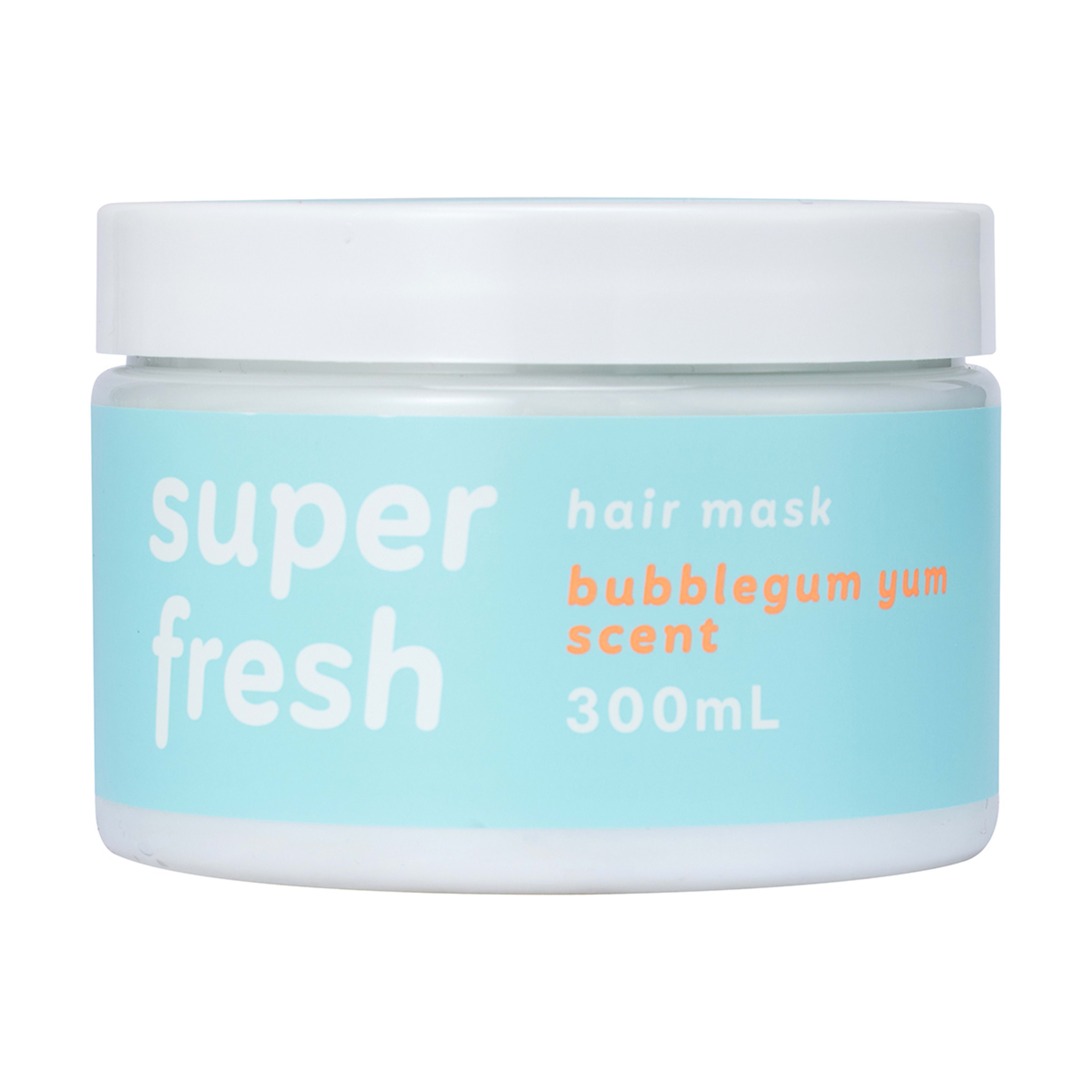 Good Hair Day Super Fresh Hair Mask and Scalp Massager Set Bubblegum Yum Scent Kmart