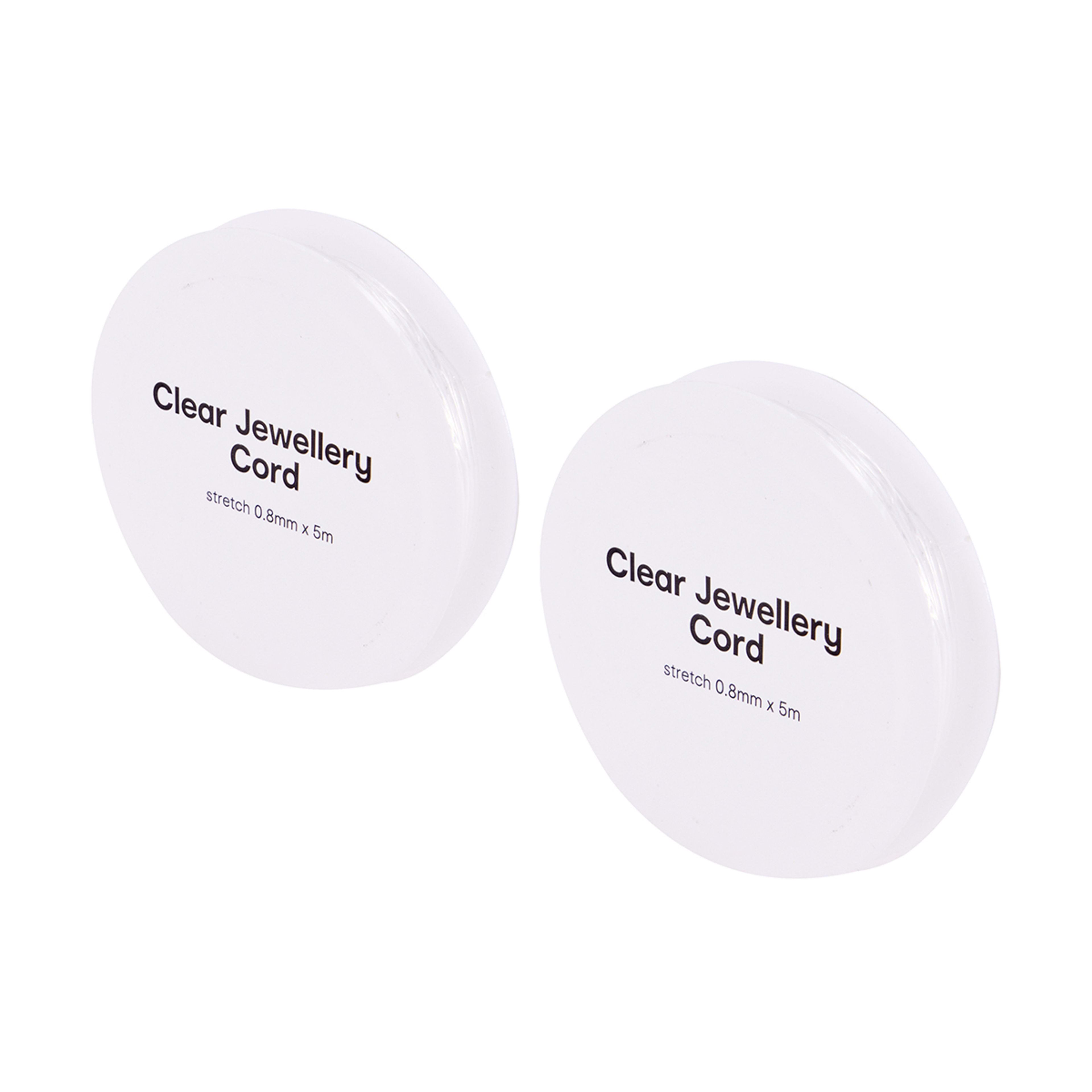 2 Pack Clear Jewellery Cord - Kmart