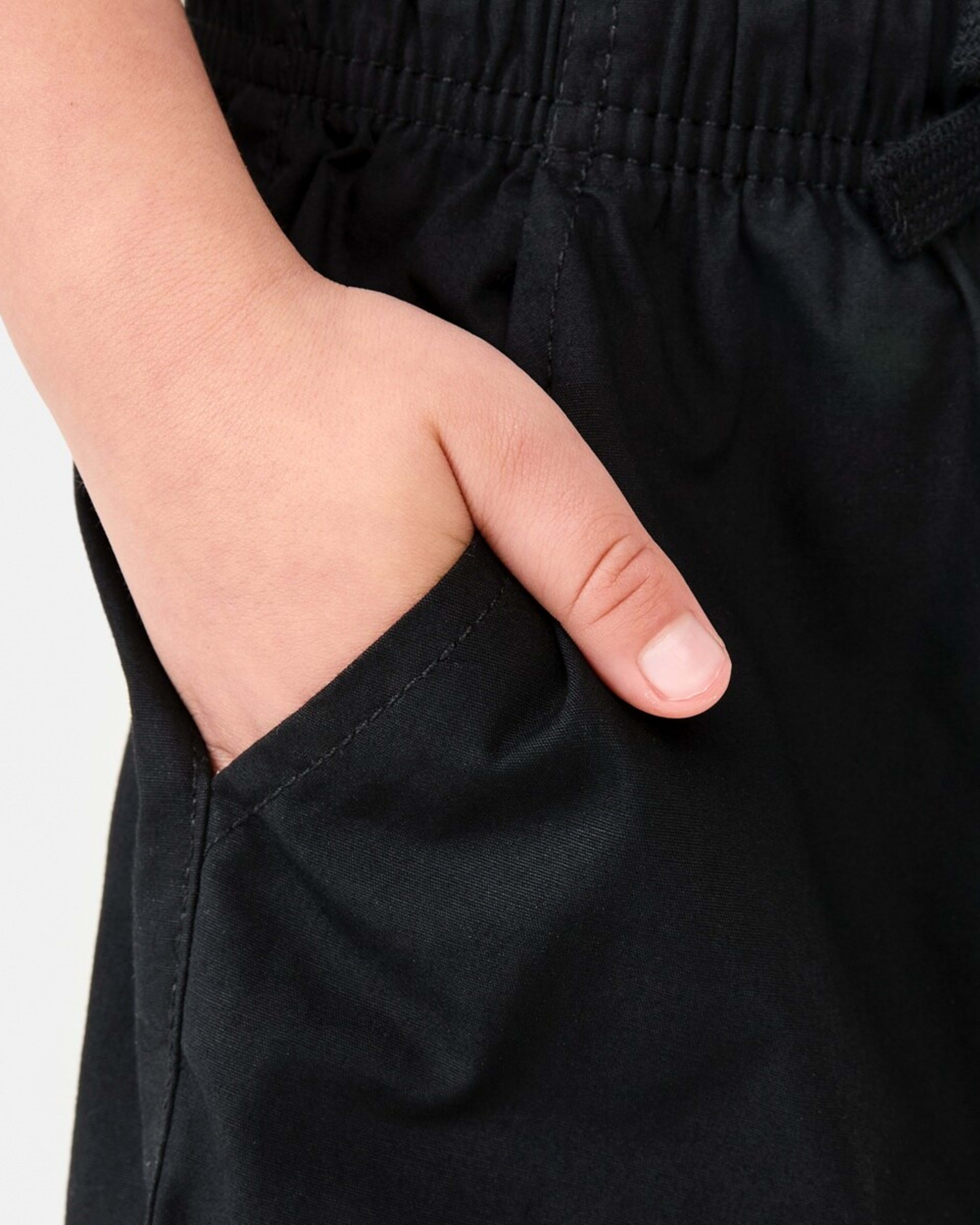 4 Poplin Shorts BLACK, 4 of 6