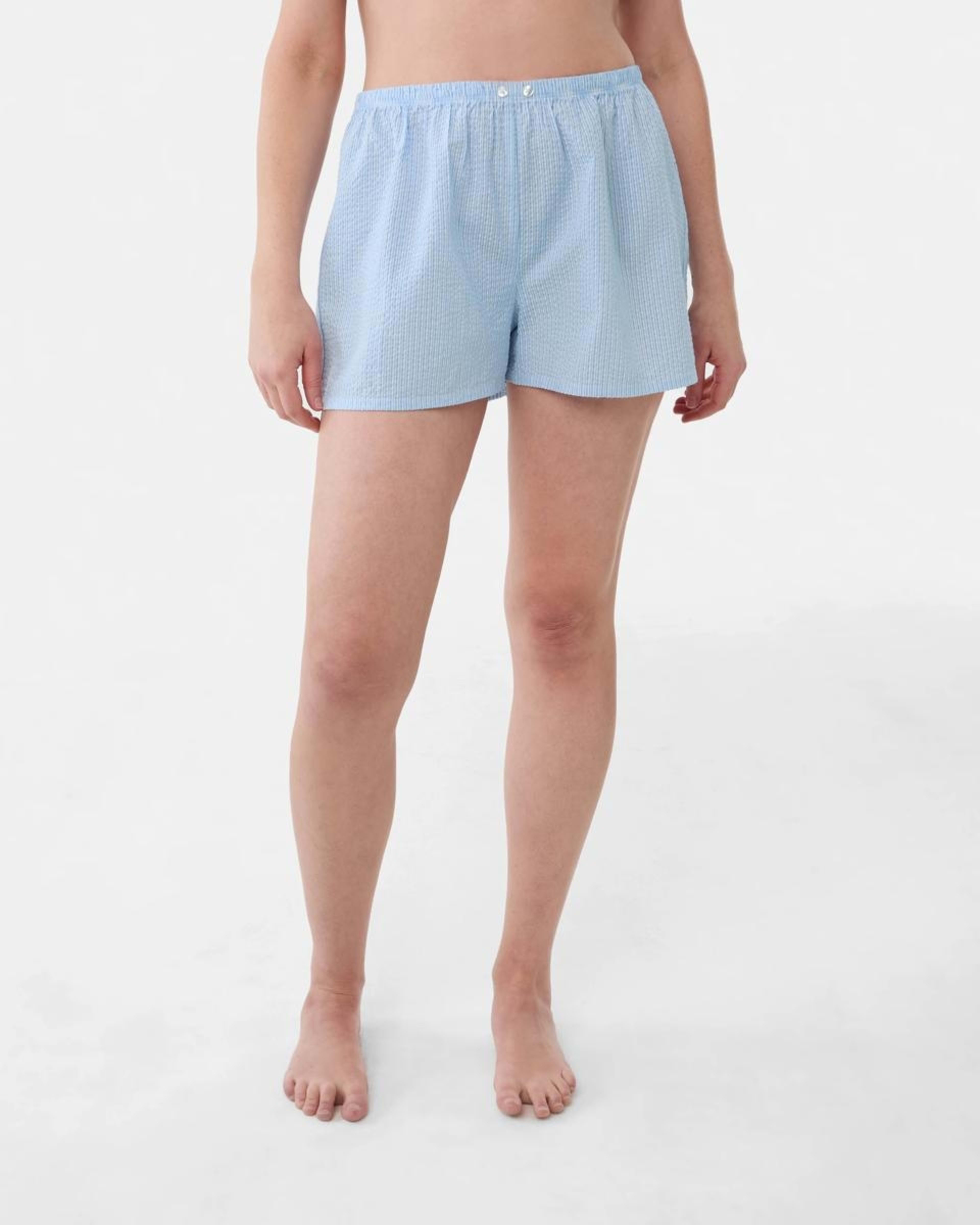 5 Seersucker Sleep Shorts STRIPE SCENIC BLUE, 5 of 5