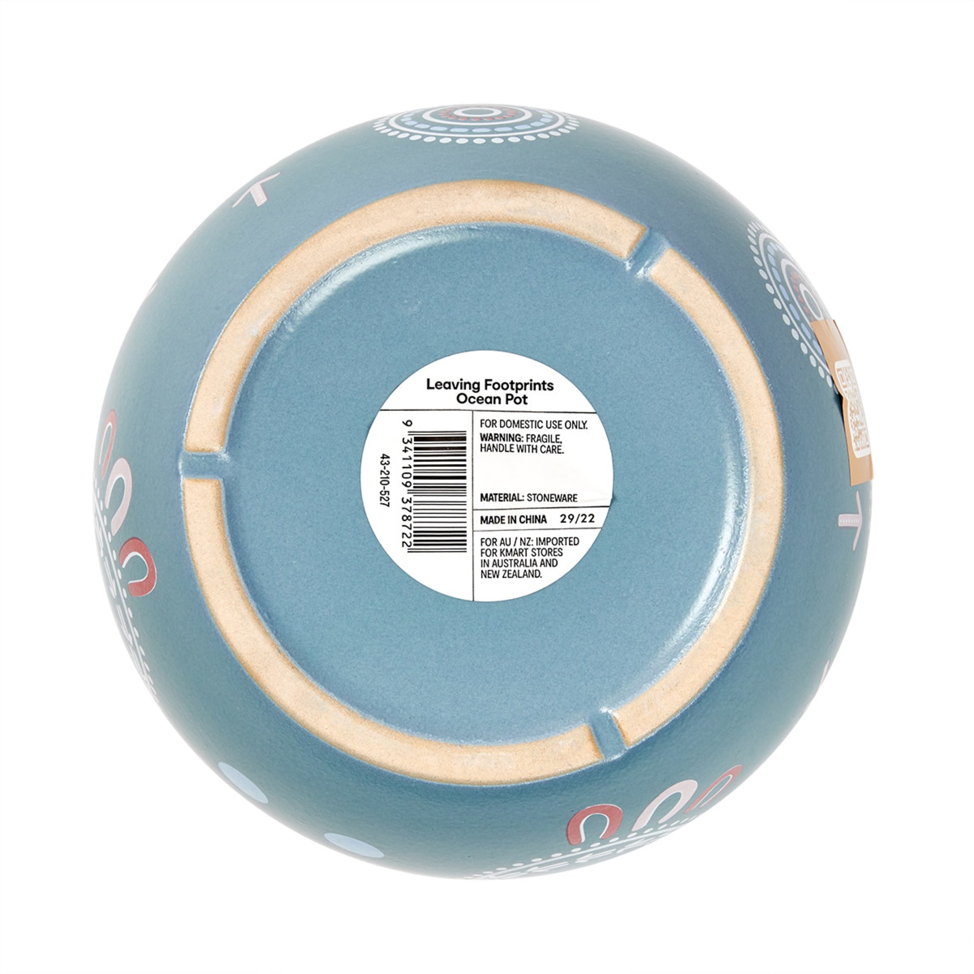 Leaving Footprints Ocean Pot Kmart