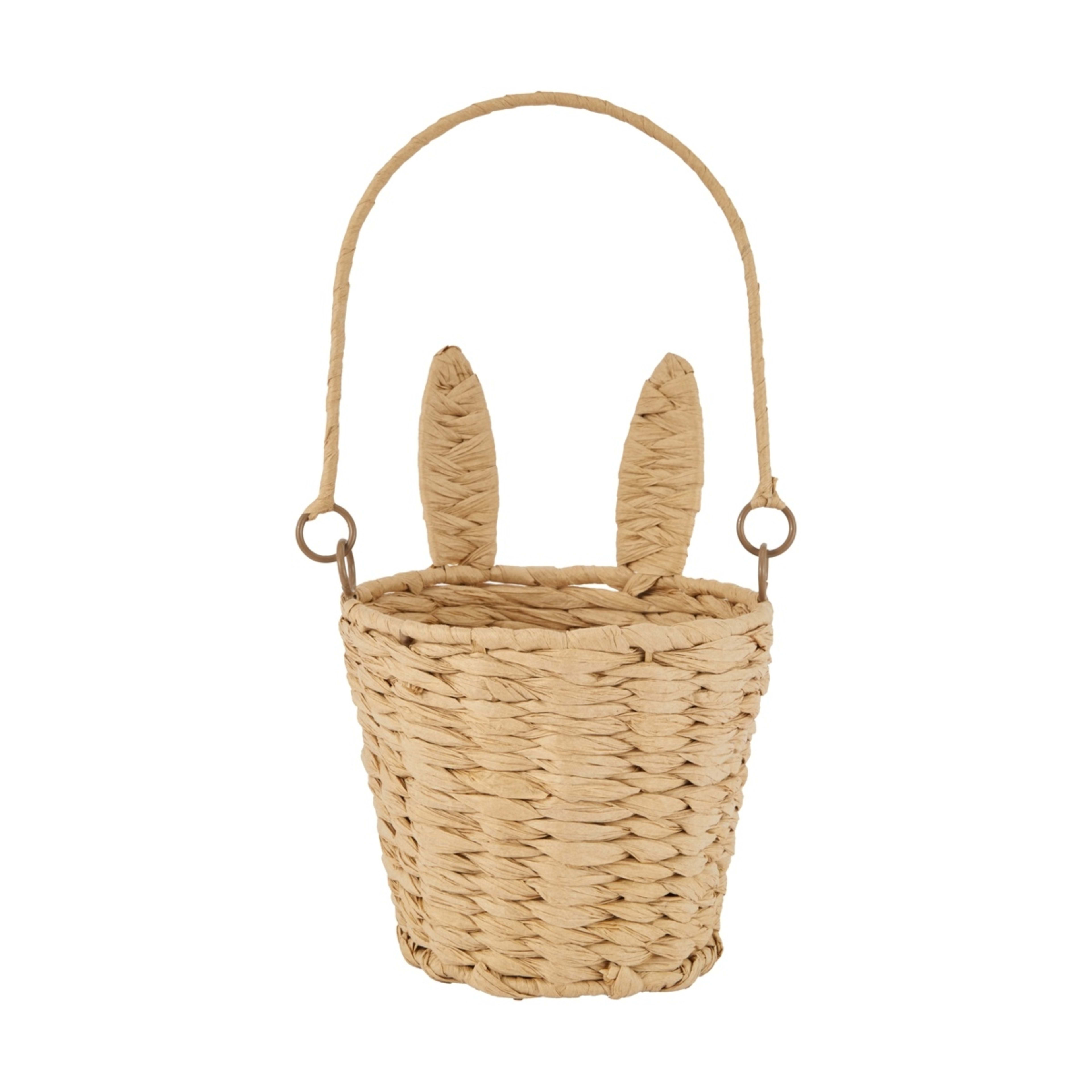 4 Natural Paper Rope Bunny Basket, 4 of 5