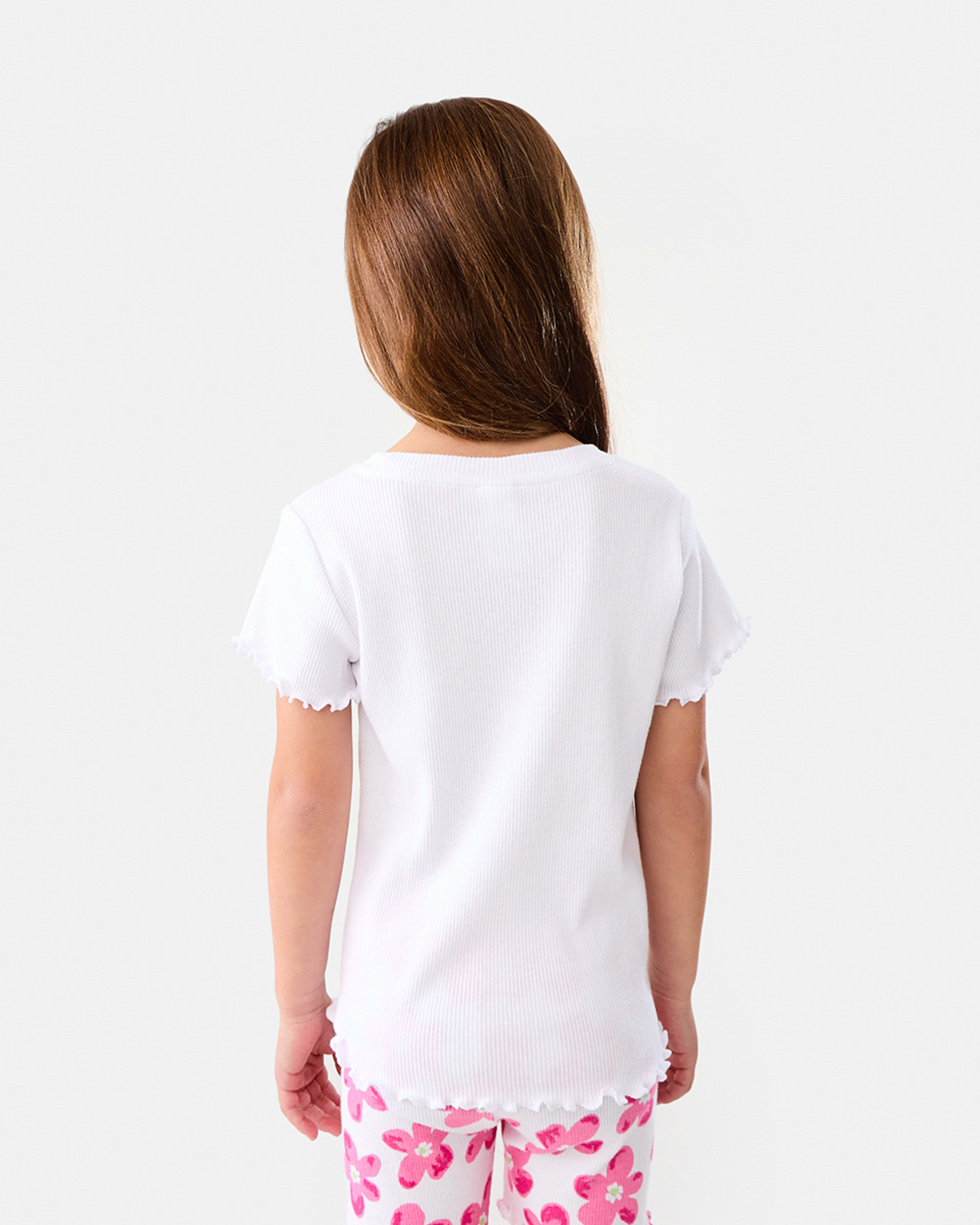 2 Short Sleeve Rib T-shirt White, 2 of 8