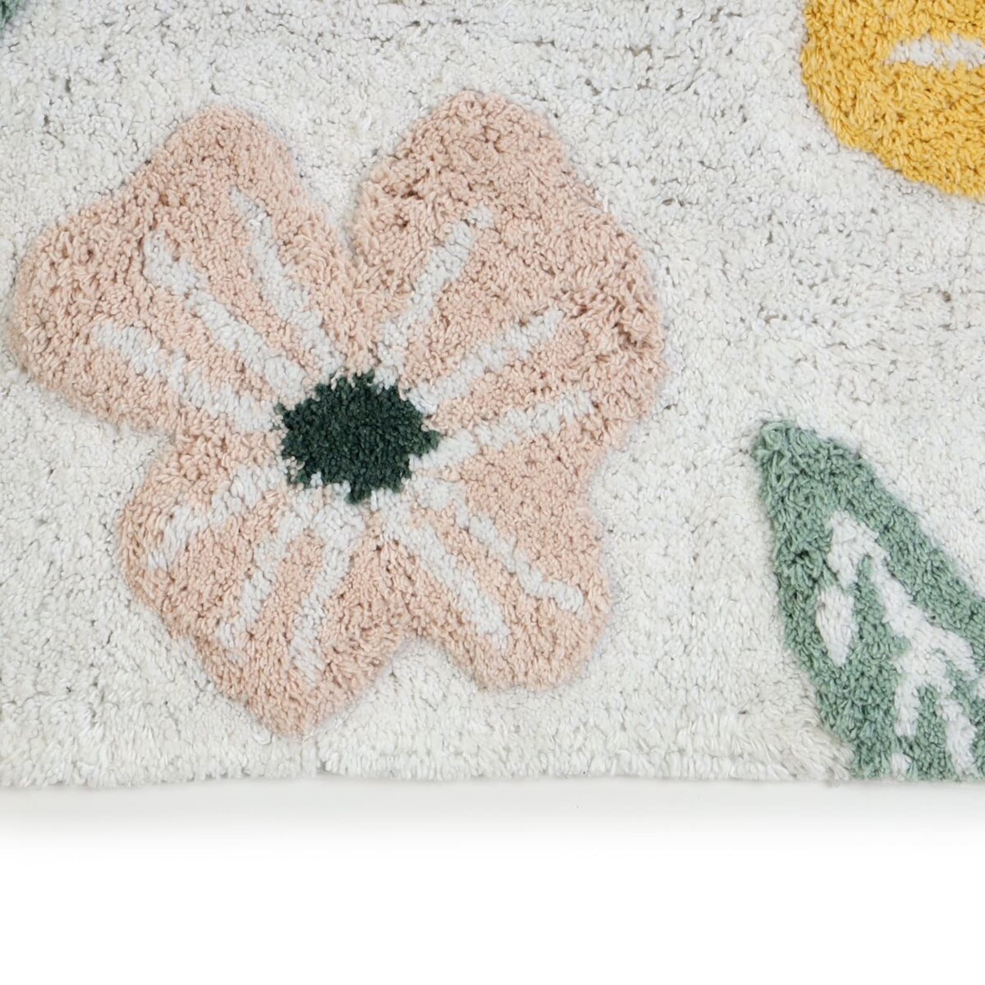 Floral Rectangle Bath Mat - Kmart