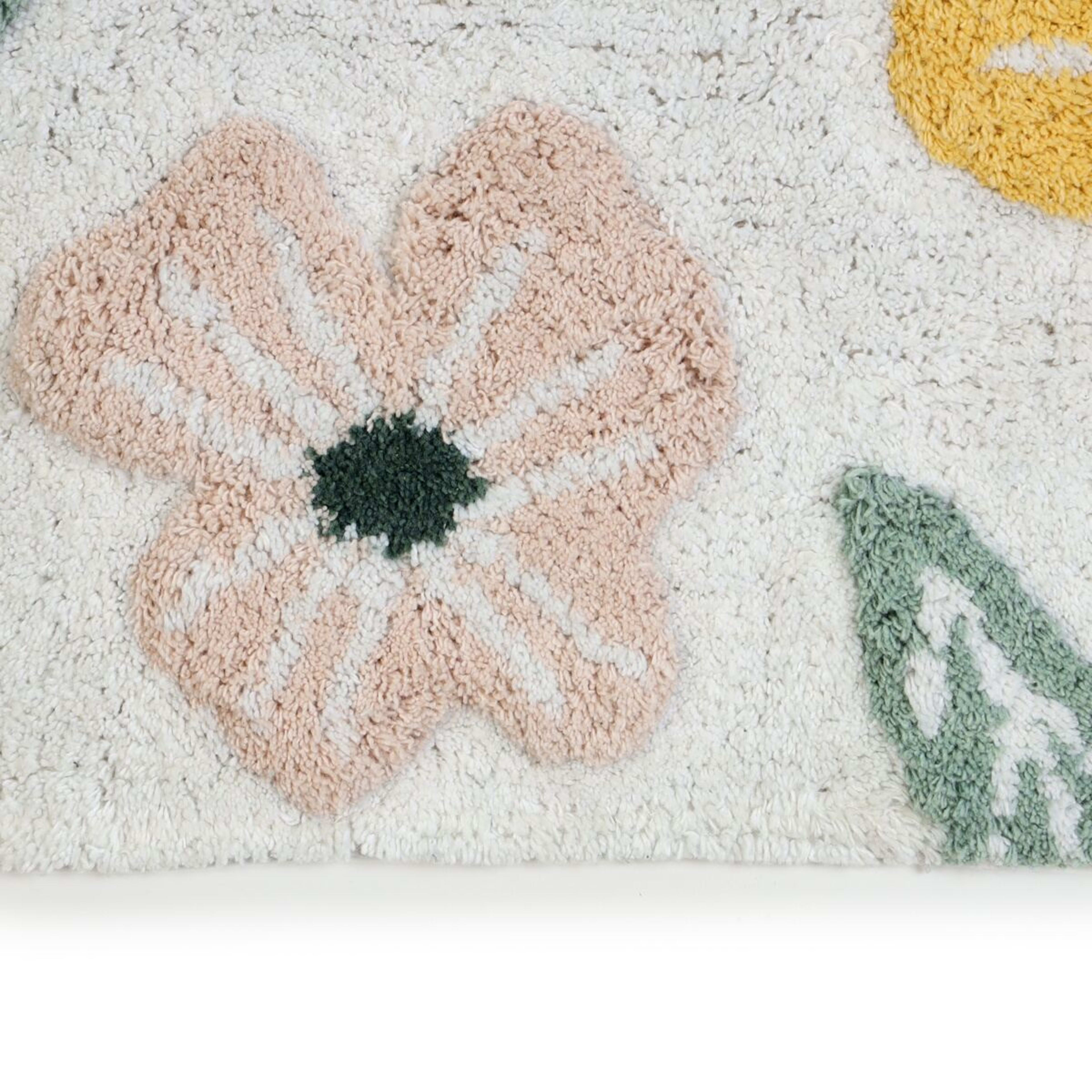 3 Floral Rectangle Bath Mat, 3 of 5