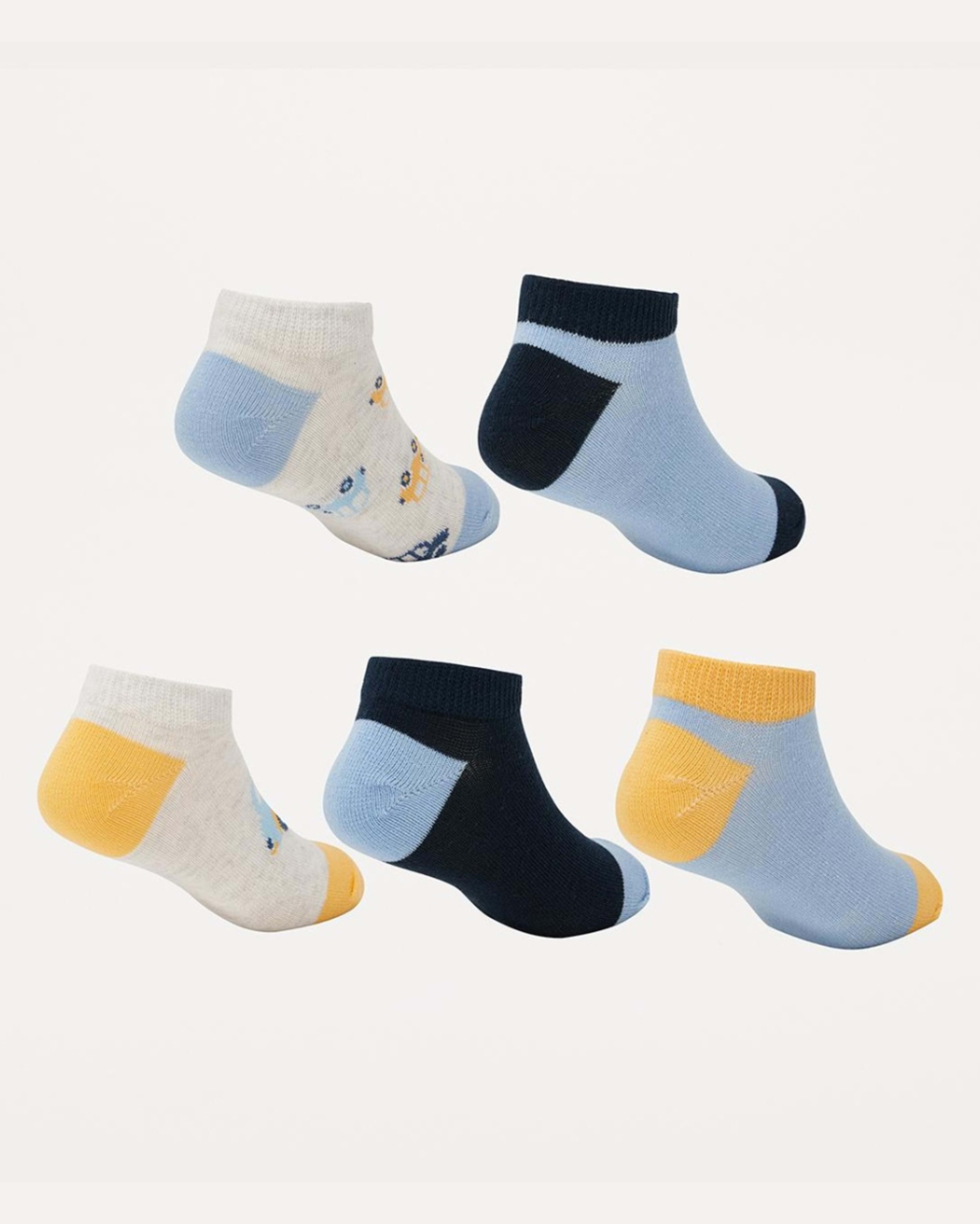 2 5 Pack Low Cut Socks Car, 2 of 3