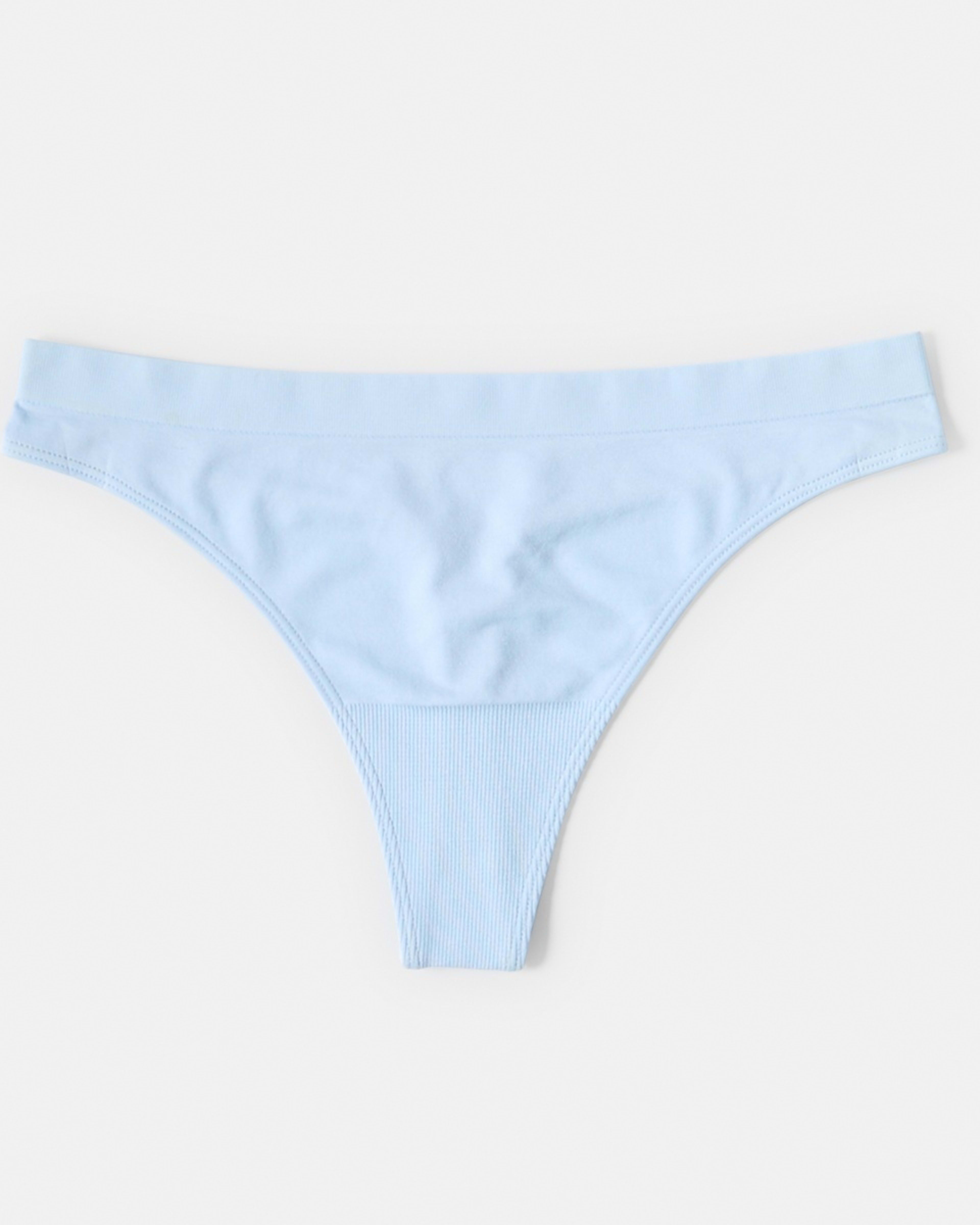 4 Ultra Smooth Seamfree G-String Briefs WINDY BLUE, 4 of 6