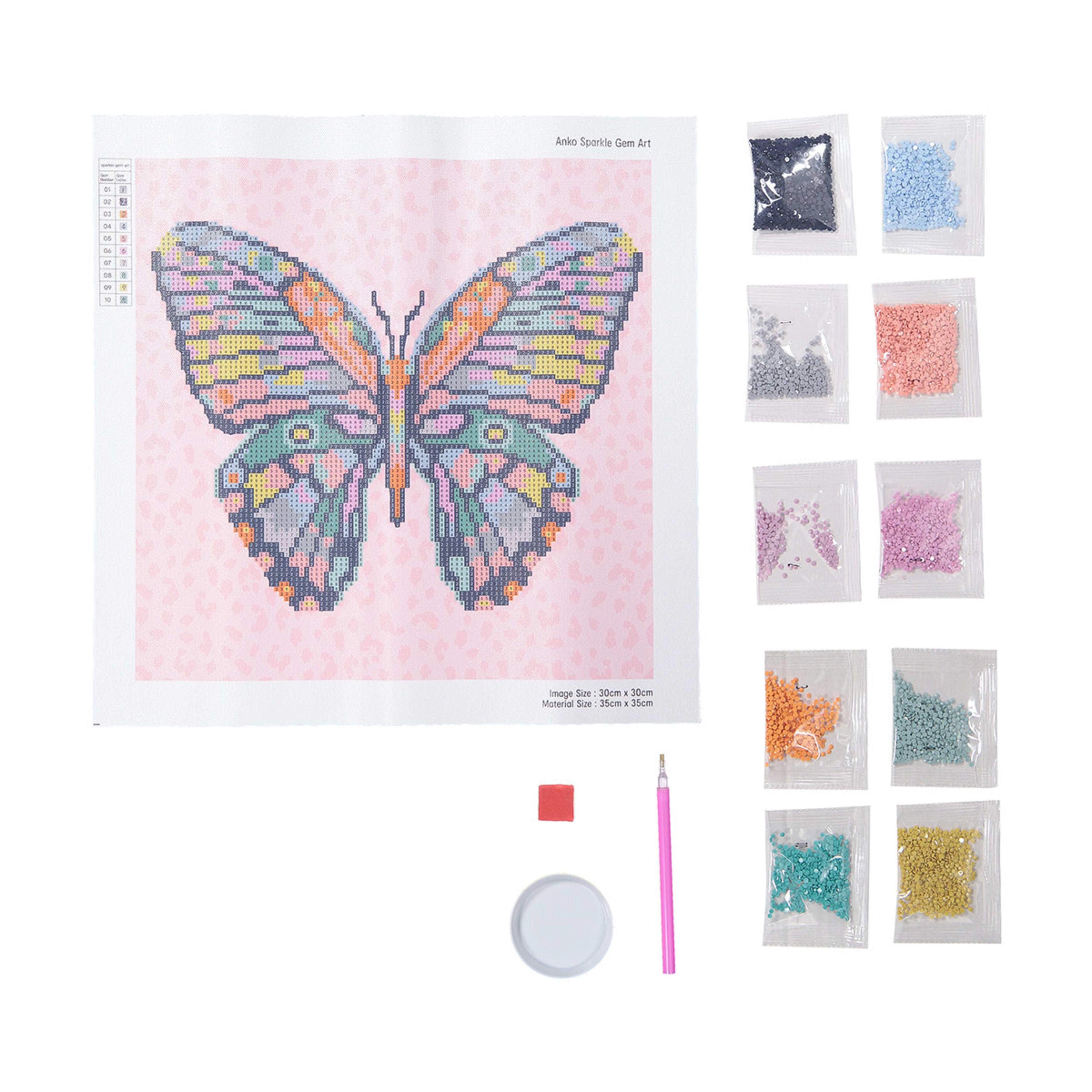 Sparkle Gem Art Butterfly Kmart